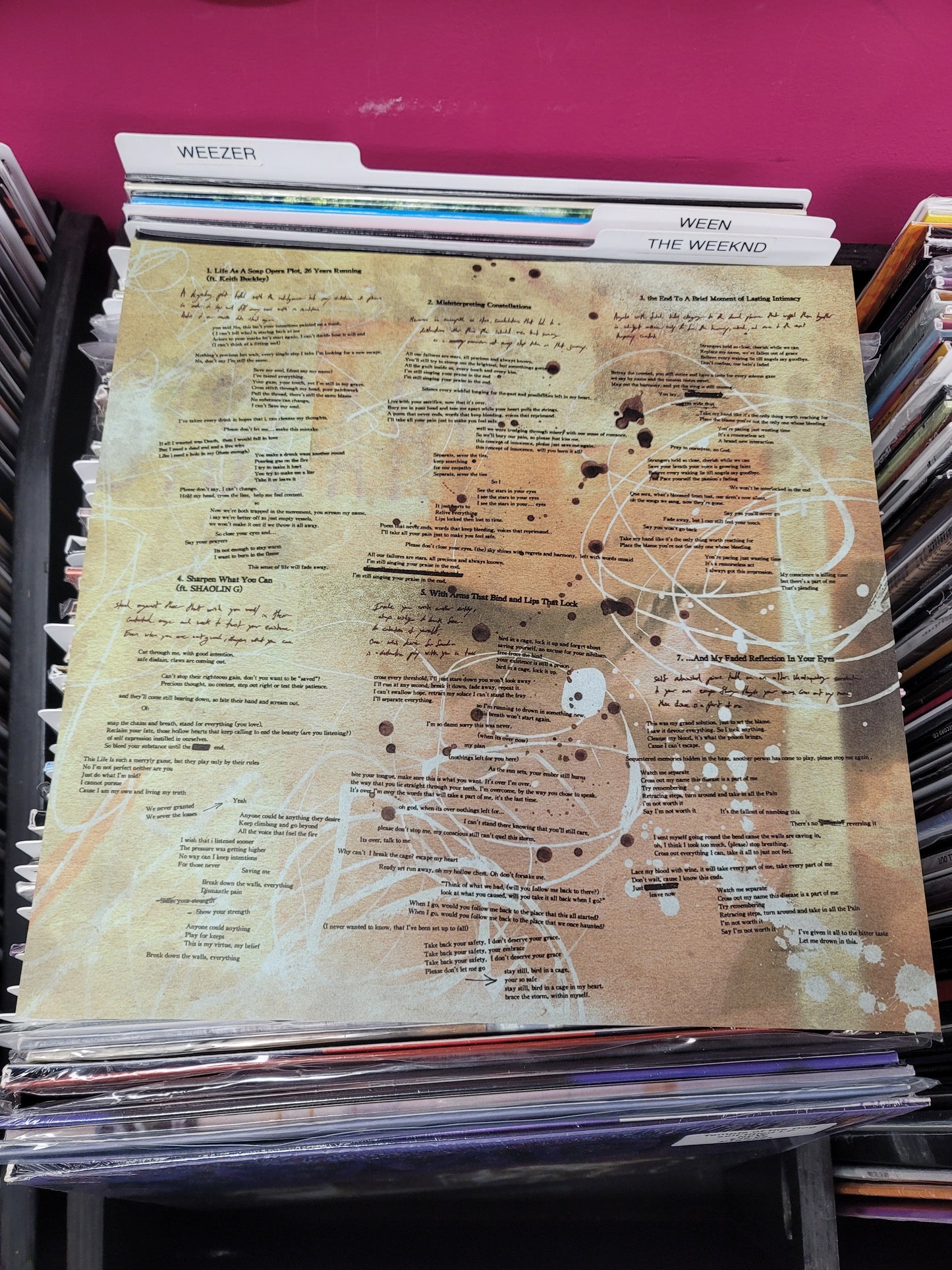 USED: SeeYouSpaceCowboy - The Romance of Affliction LP (colored vinyl)