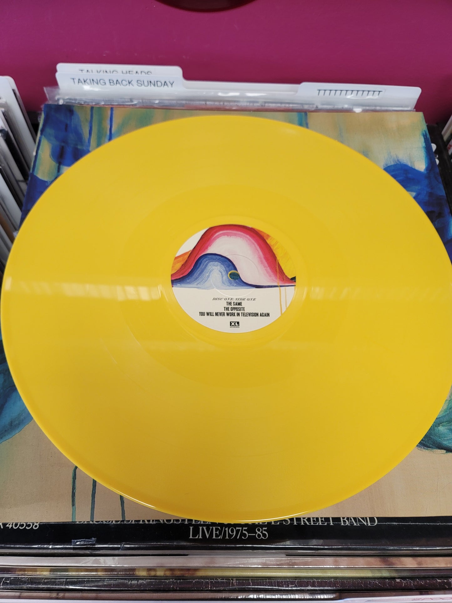USED: The Smile - A Light For Attracting Attention LP record (yellow vinyl)