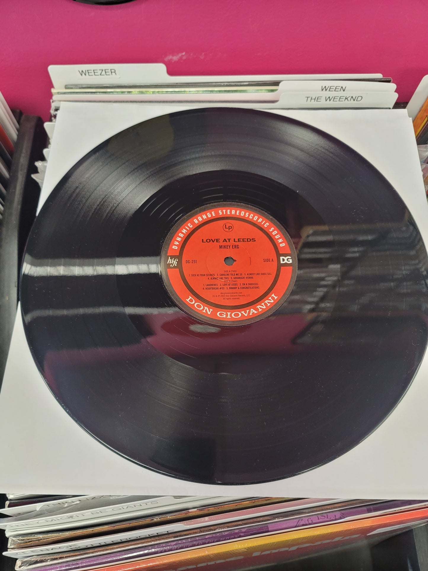 USED: Mikey Erg - Love At Leeds LP vinyl record