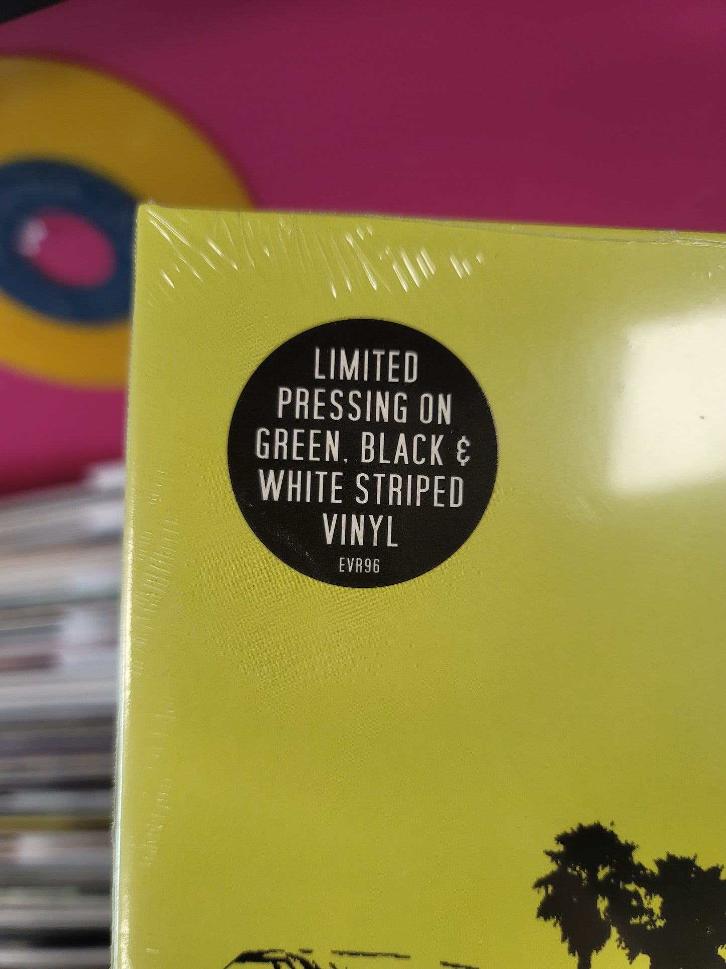 USED: Fear Before The March of Flames - Art Damage LP record (green/black/white vinyl)