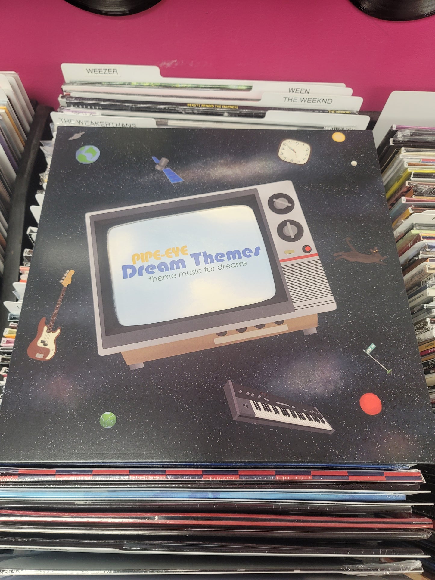 USED: Pipe-Eye - Dream Themes LP record (coke bottle clear vinyl)