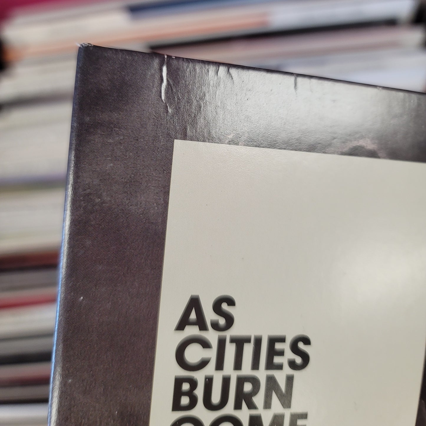 USED: As Cities Burn - Come Now Sleep LP record (orange vinyl)
