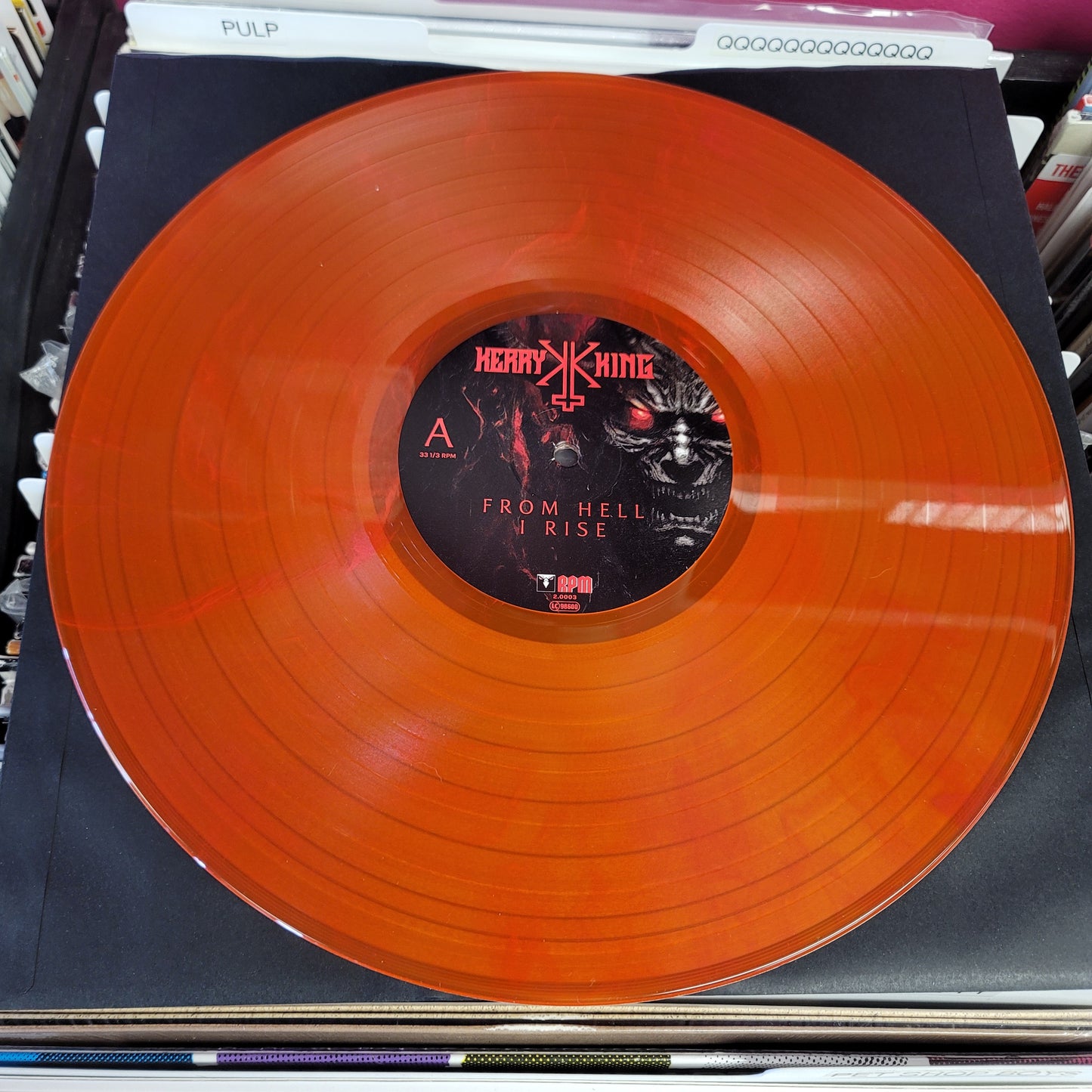 USED: Kerry King - From Hell I Rise LP record (orange vinyl)