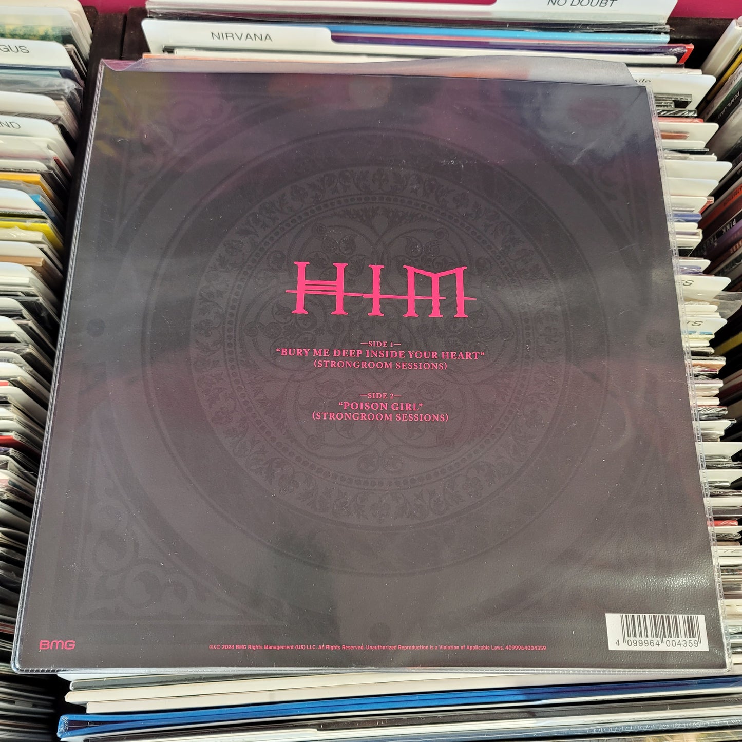 USED: H.I.M. - Bury Me Deep Inside Your Heart 12" vinyl picture disc