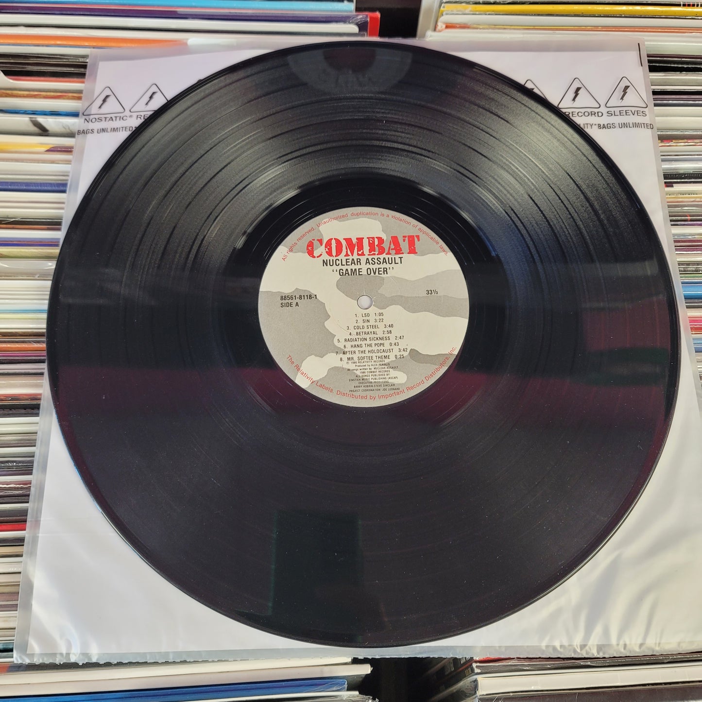 USED: Nuclear Assault - Game Over LP vinyl record