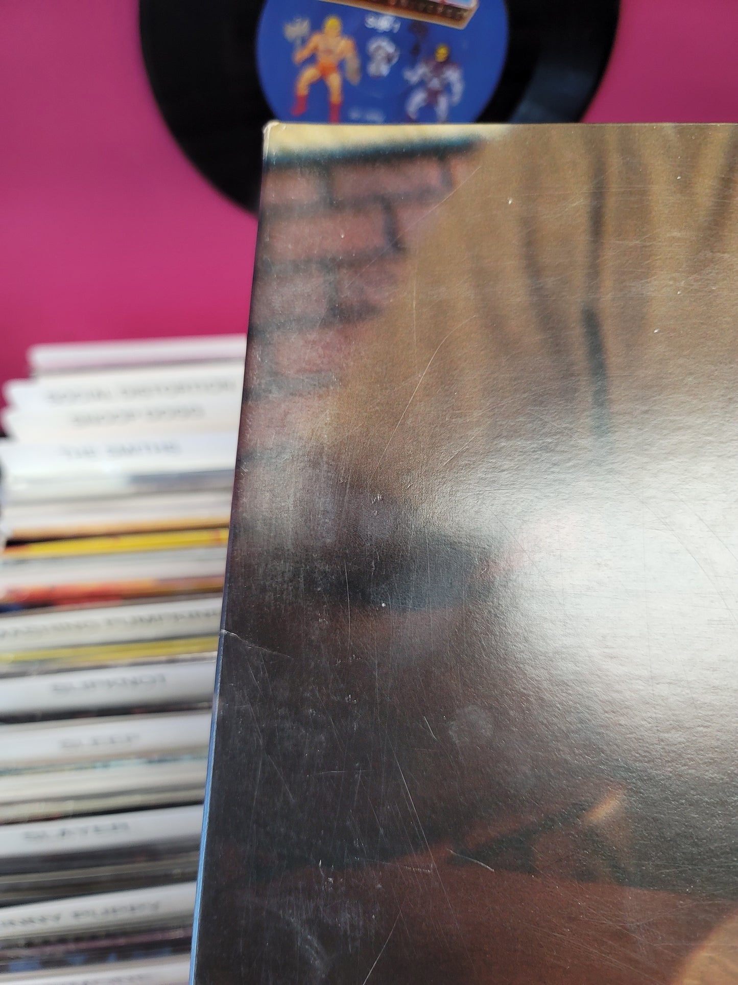USED: Tigers Jaw - self-titled LP record (orange/yellow vinyl)