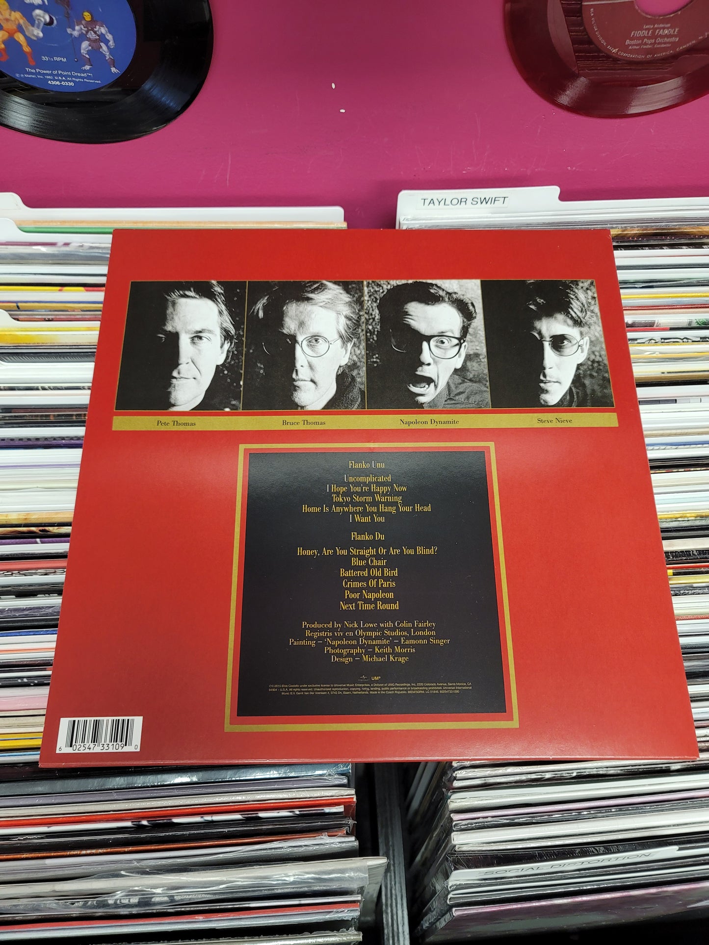 USED: Elvis Costello & The Attractions - Blood & Chocolate LP vinyl record