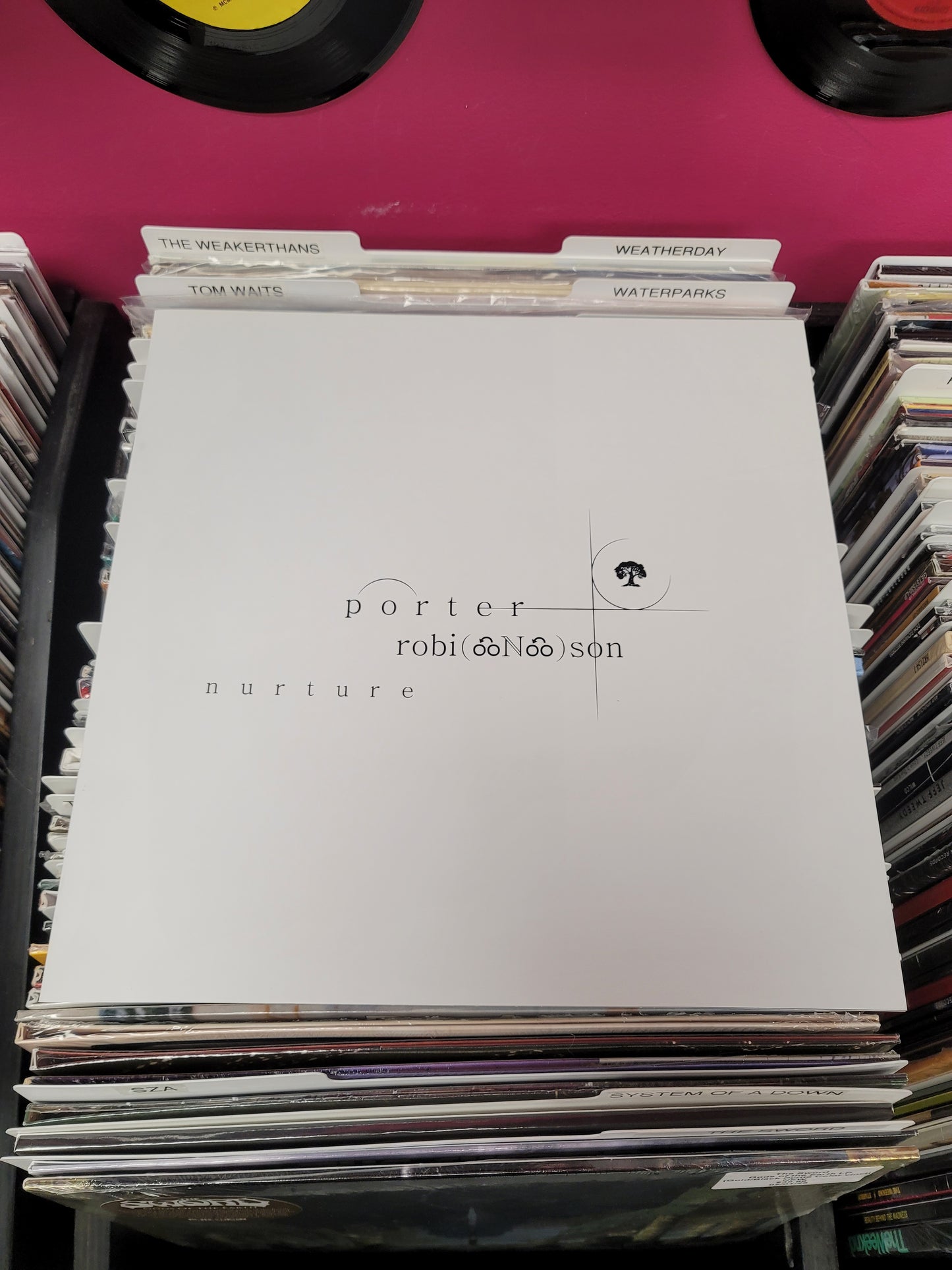 USED: Porter Robinson - Nurture LP record (white vinyl)