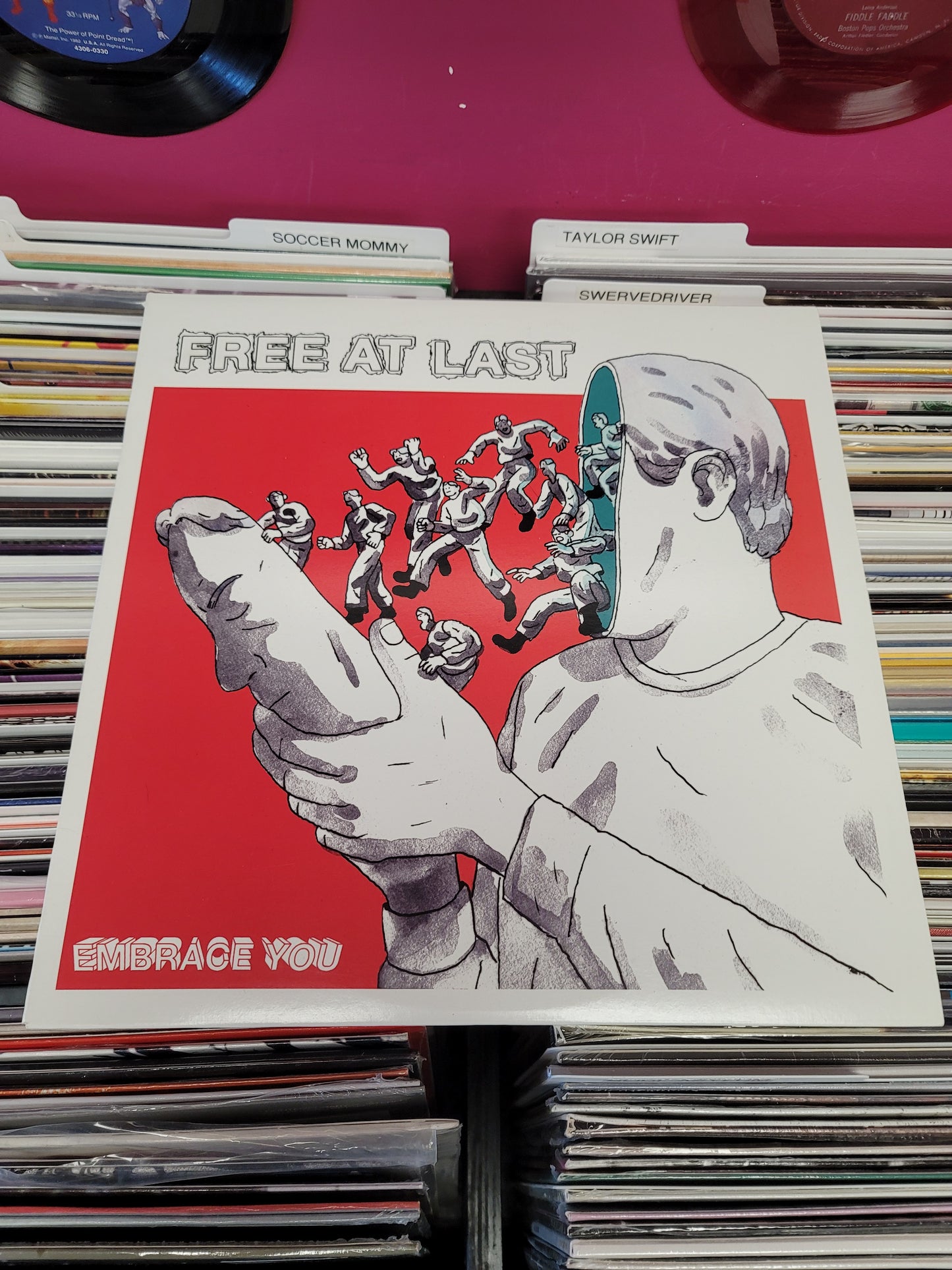 USED: Free At Last - Embrace You LP record (clear vinyl)
