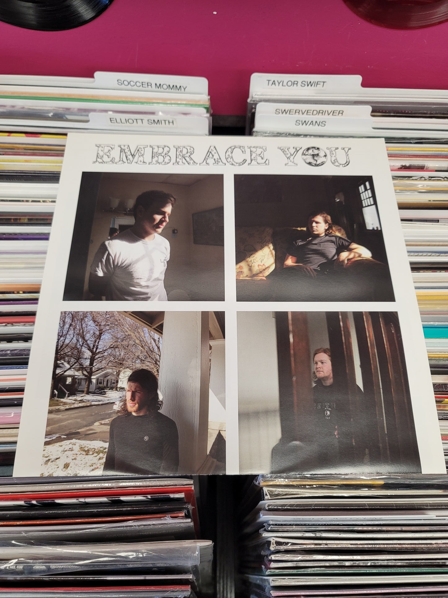 USED: Free At Last - Embrace You LP record (clear vinyl)
