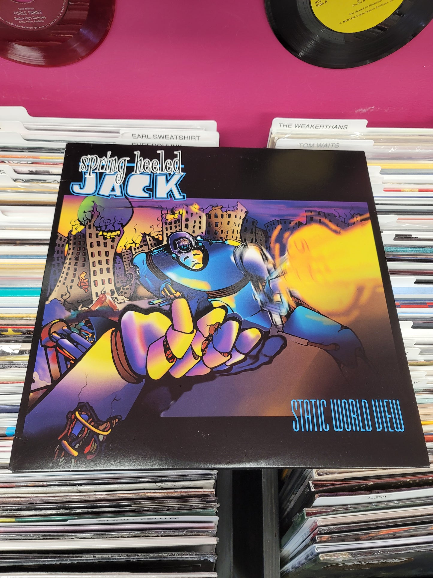 USED: Spring Heeled Jack - Static World View LP vinyl record