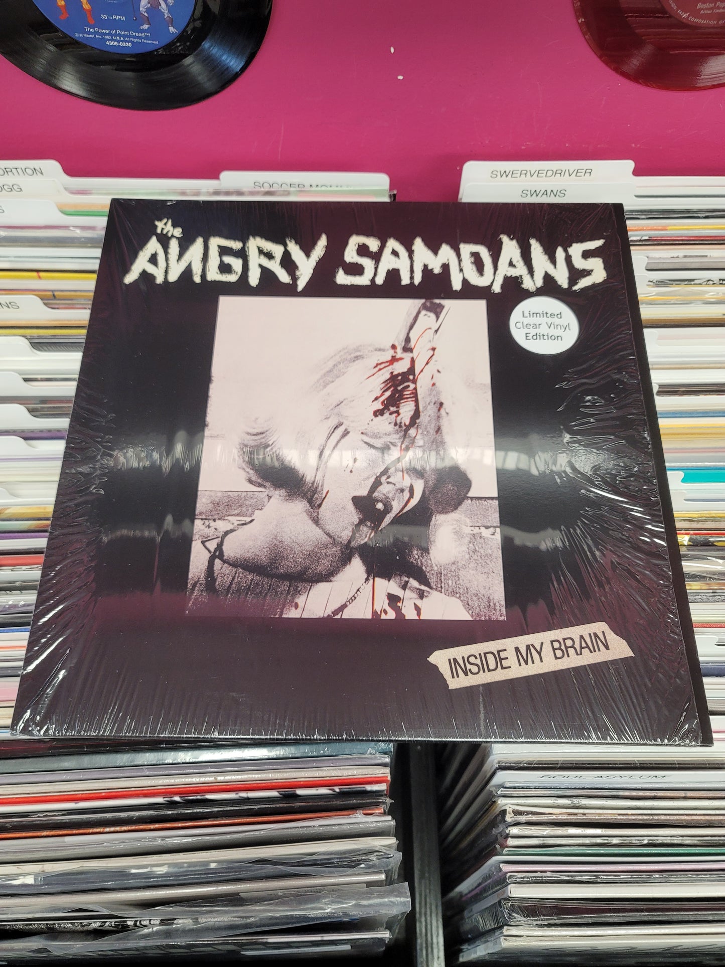 USED: Angry Samoans - Inside My Brain 12" EP (clear vinyl)