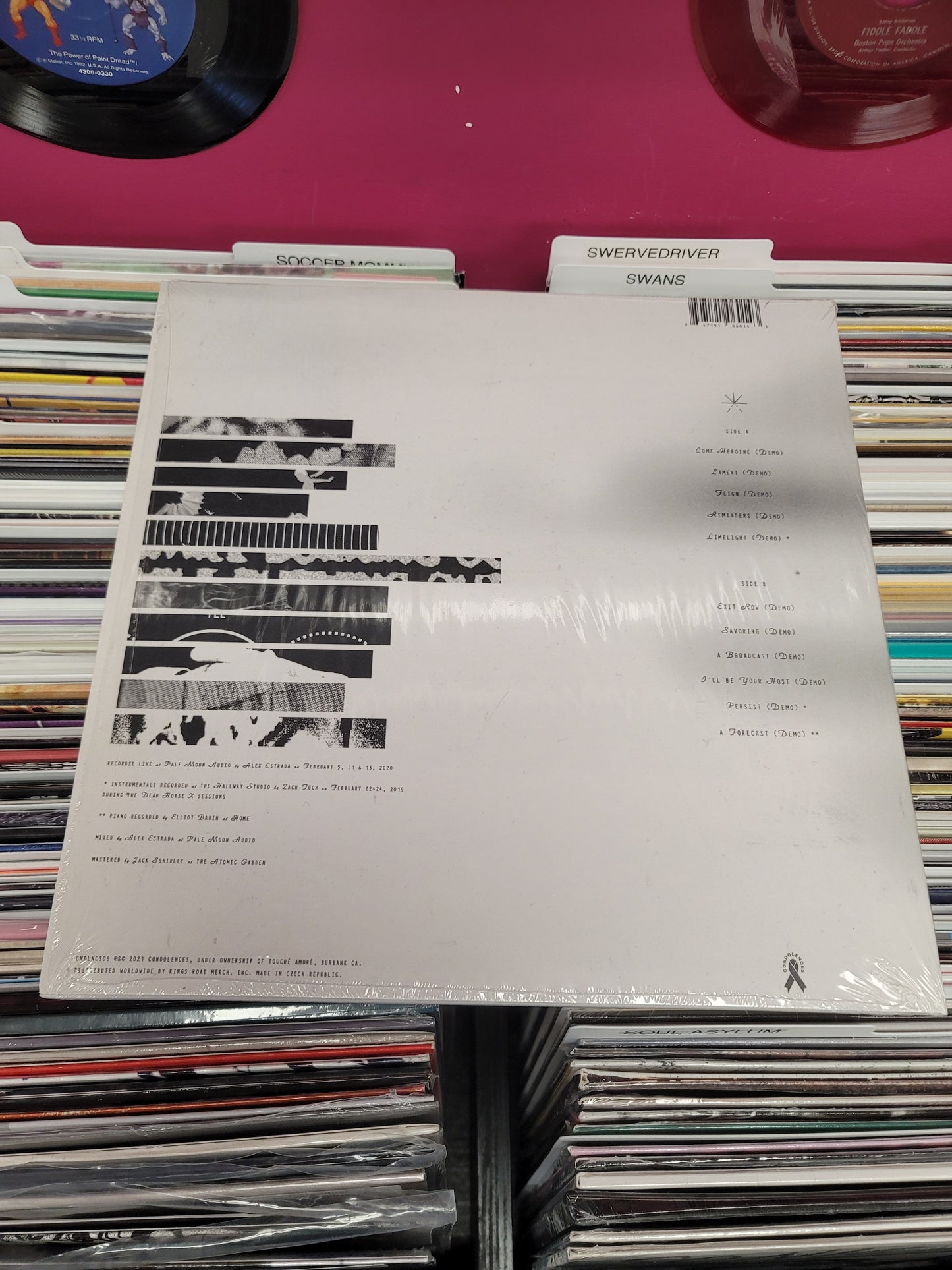USED: Touché Amoré - Lament Demos LP record (splatter vinyl)