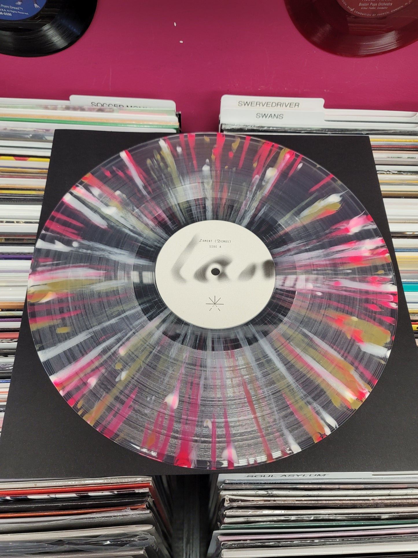 USED: Touché Amoré - Lament Demos LP record (splatter vinyl)
