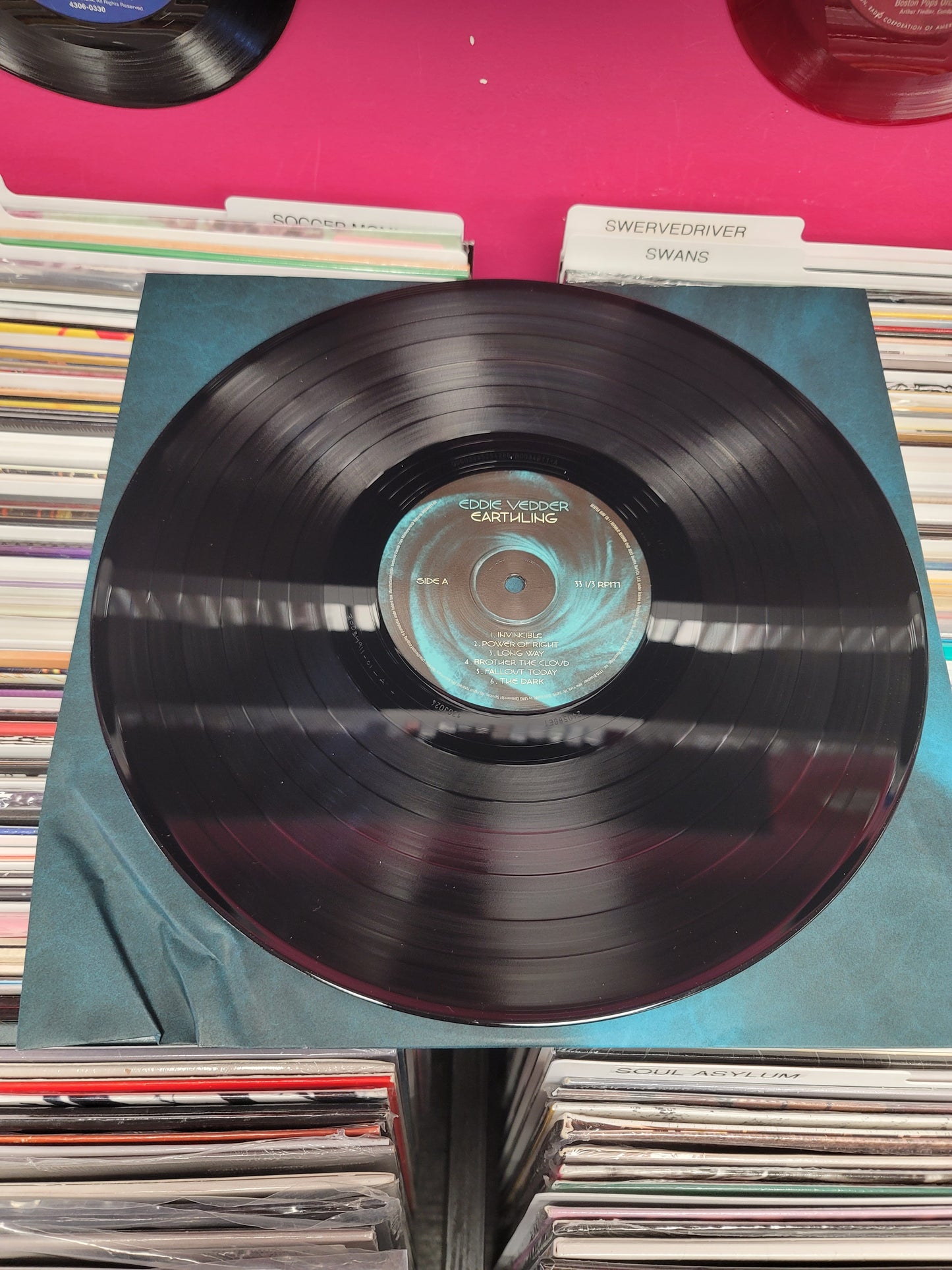 USED: Eddie Vedder - Earthling LP vinyl record