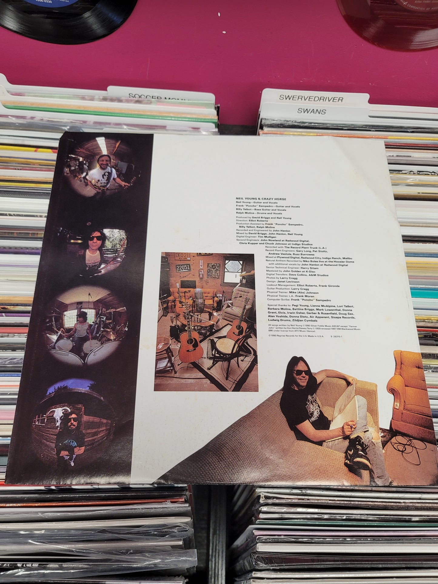 USED: Neil Young & Crazy Horse - Ragged Glory LP vinyl record