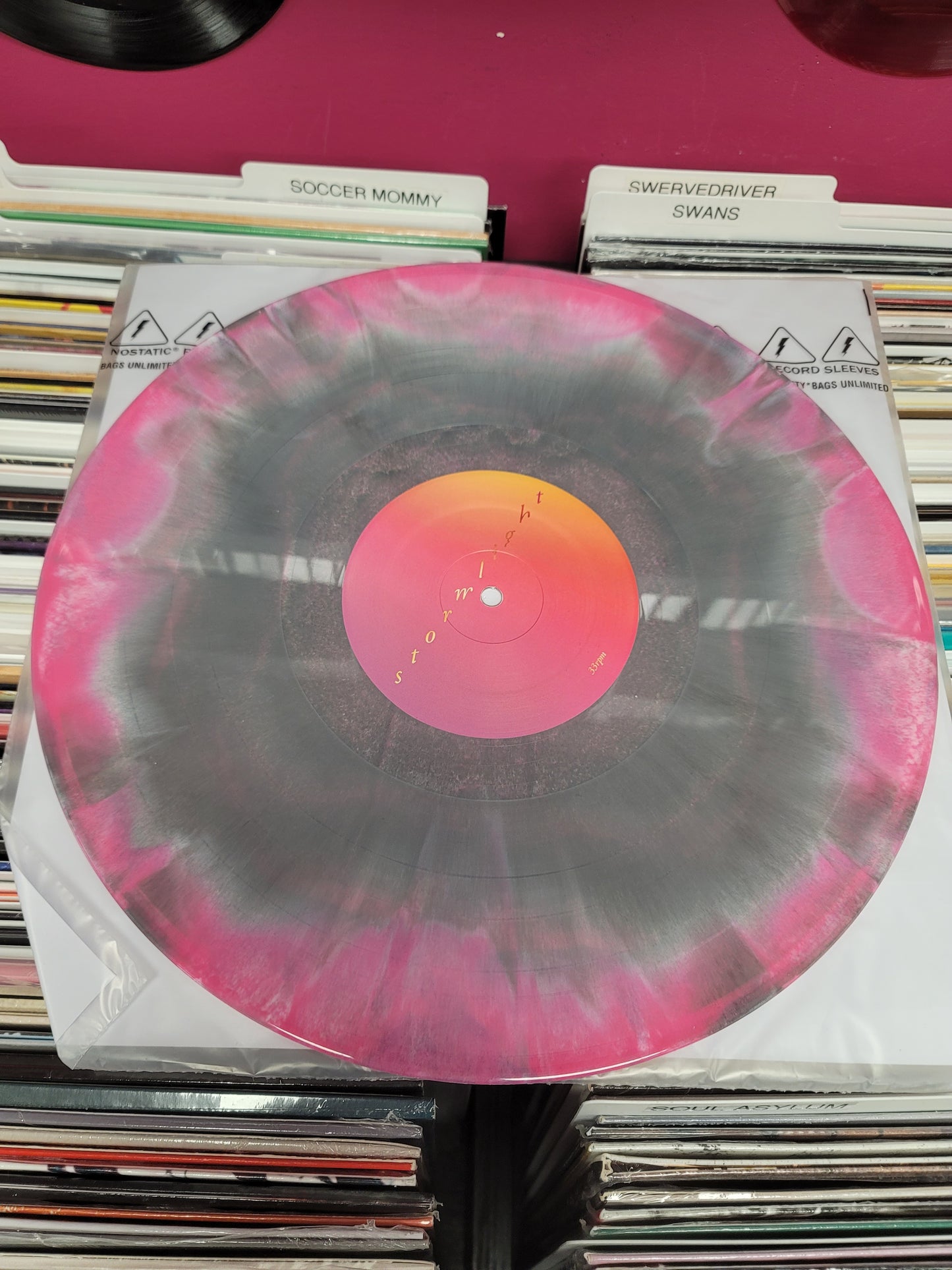 USED: Stormlight - Natoma LP record (grey / pink vinyl)