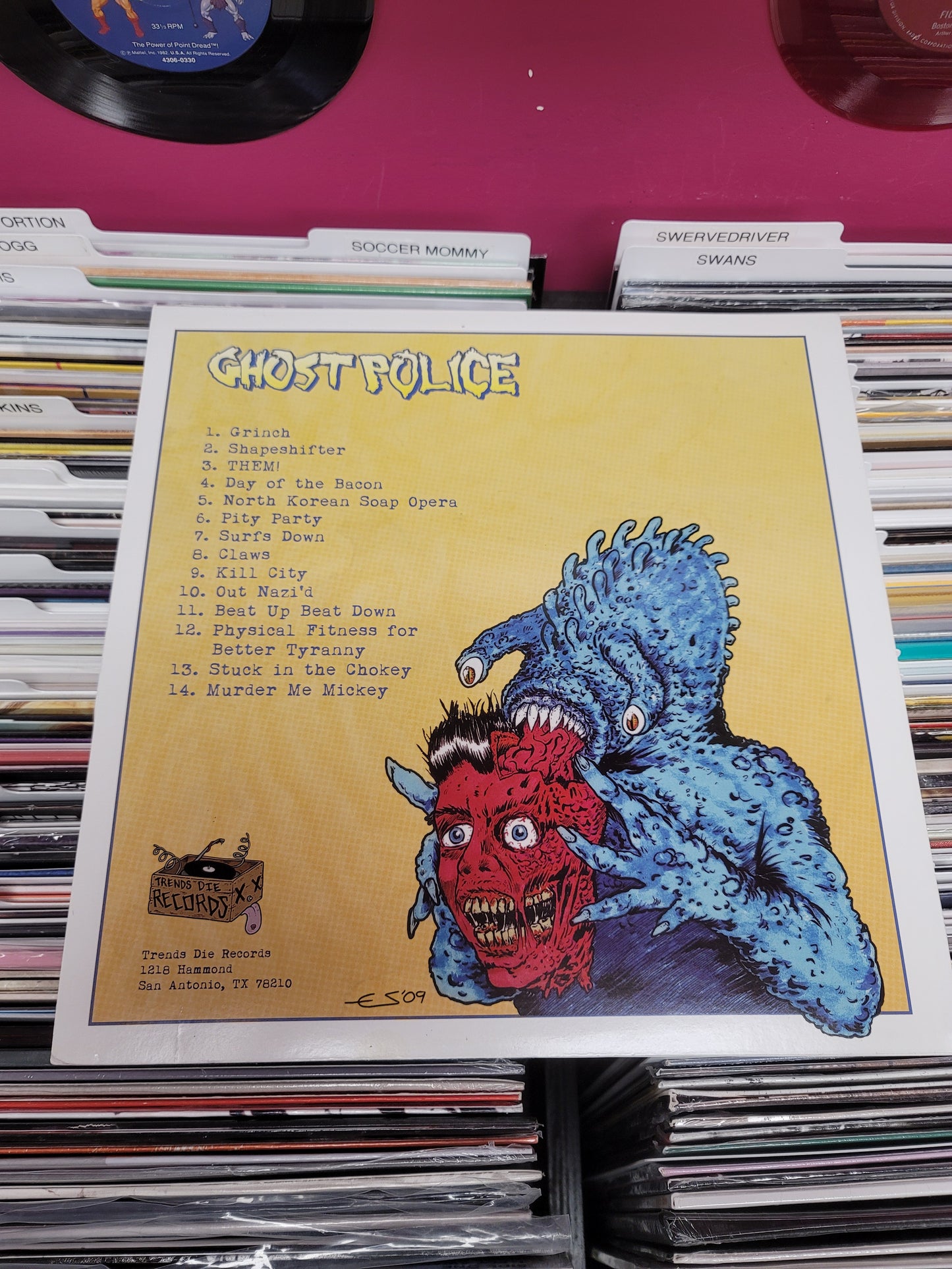 USED: Ghost Police - self-titled LP vinyl record