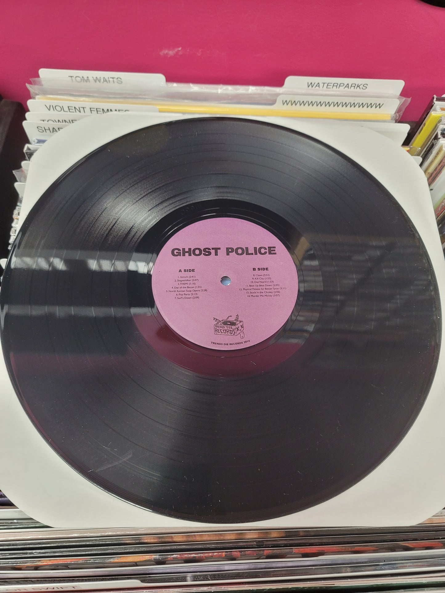 USED: Ghost Police - self-titled LP vinyl record