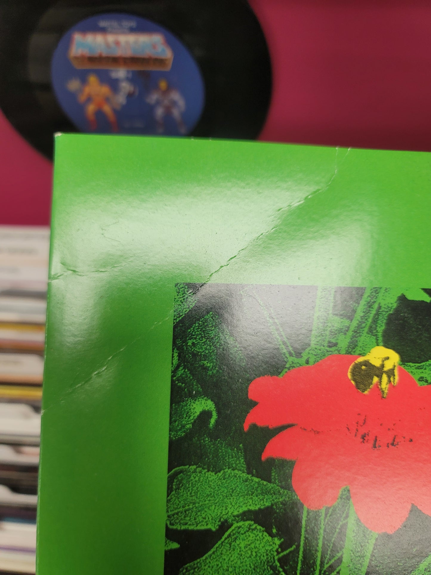 USED: Glitterer - Life Is Not A Lesson LP record (green vinyl)