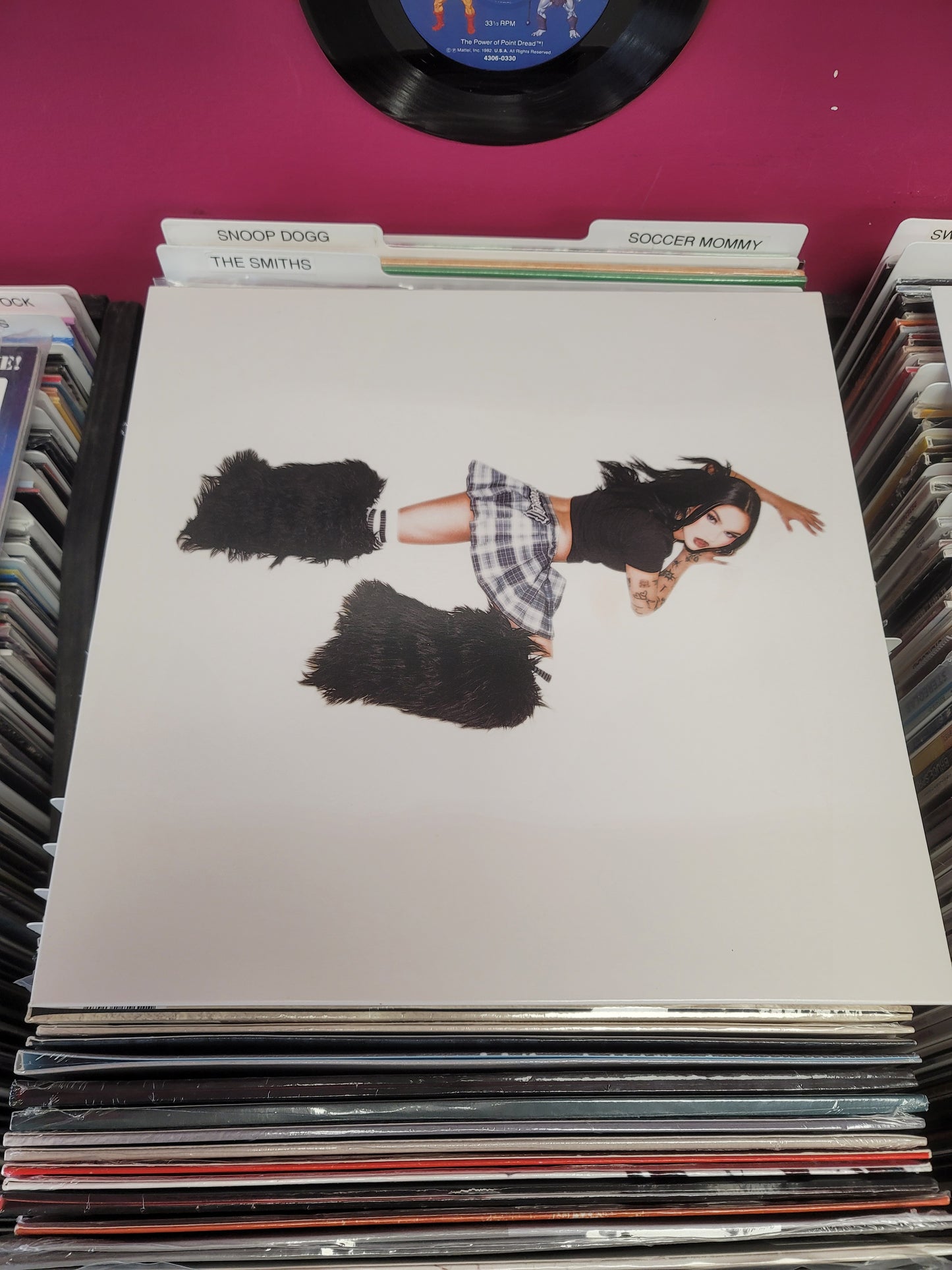 USED: Maggie Lindemann - Headsplit LP record (blue vinyl)