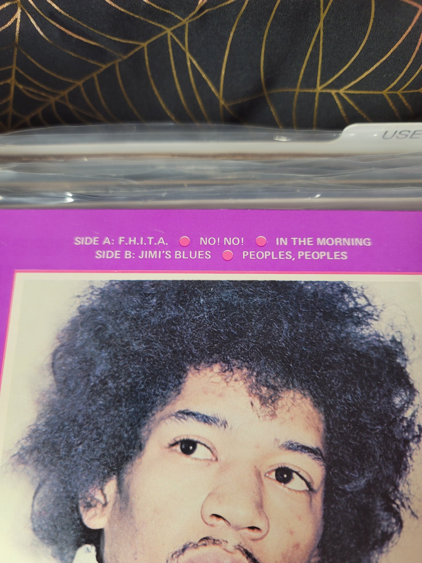 USED: Jimi Hendrix - High, Live n' Dirty LP record (red vinyl)