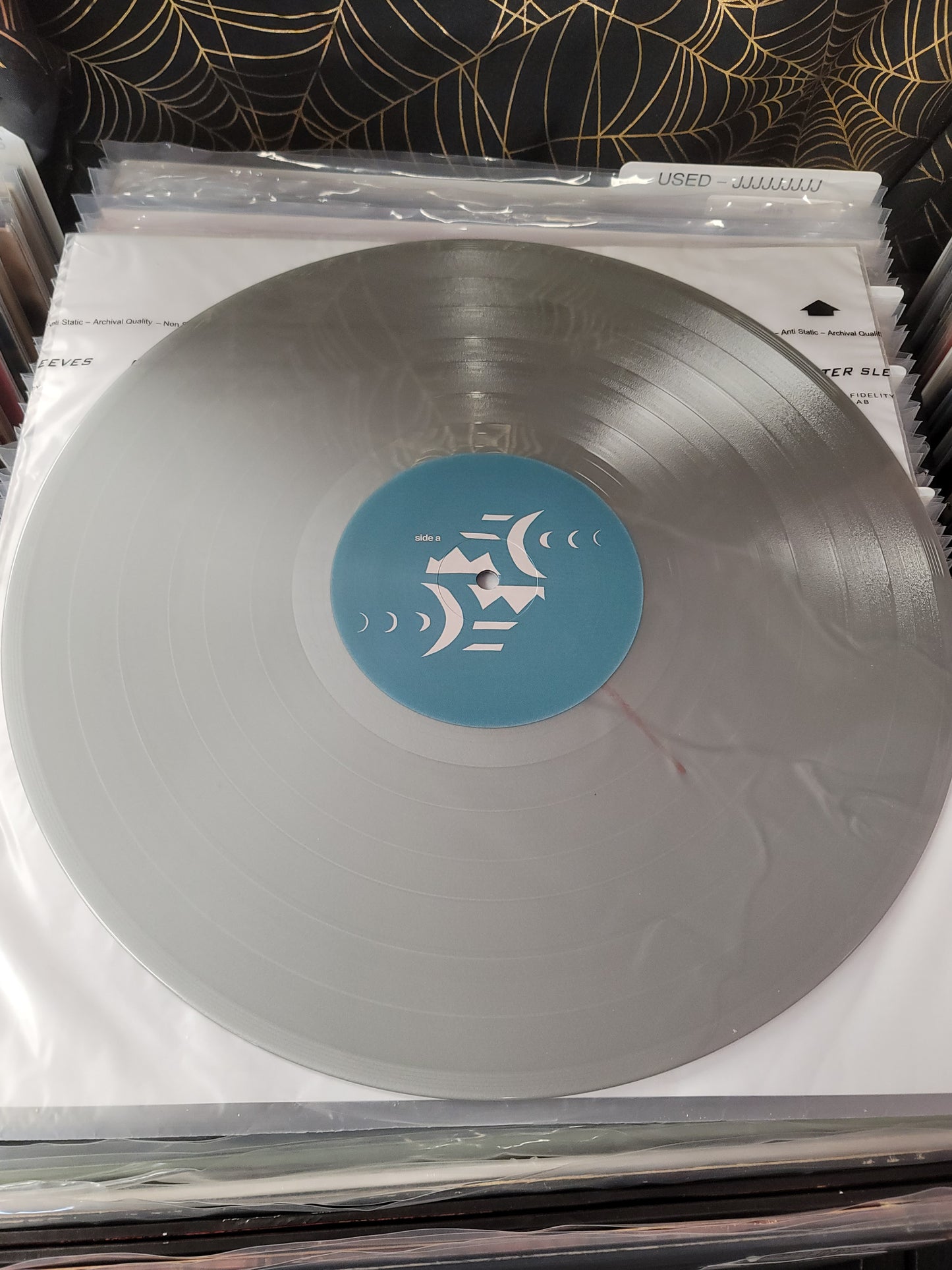 USED: Zac Clark - self-titled LP record (silver vinyl)