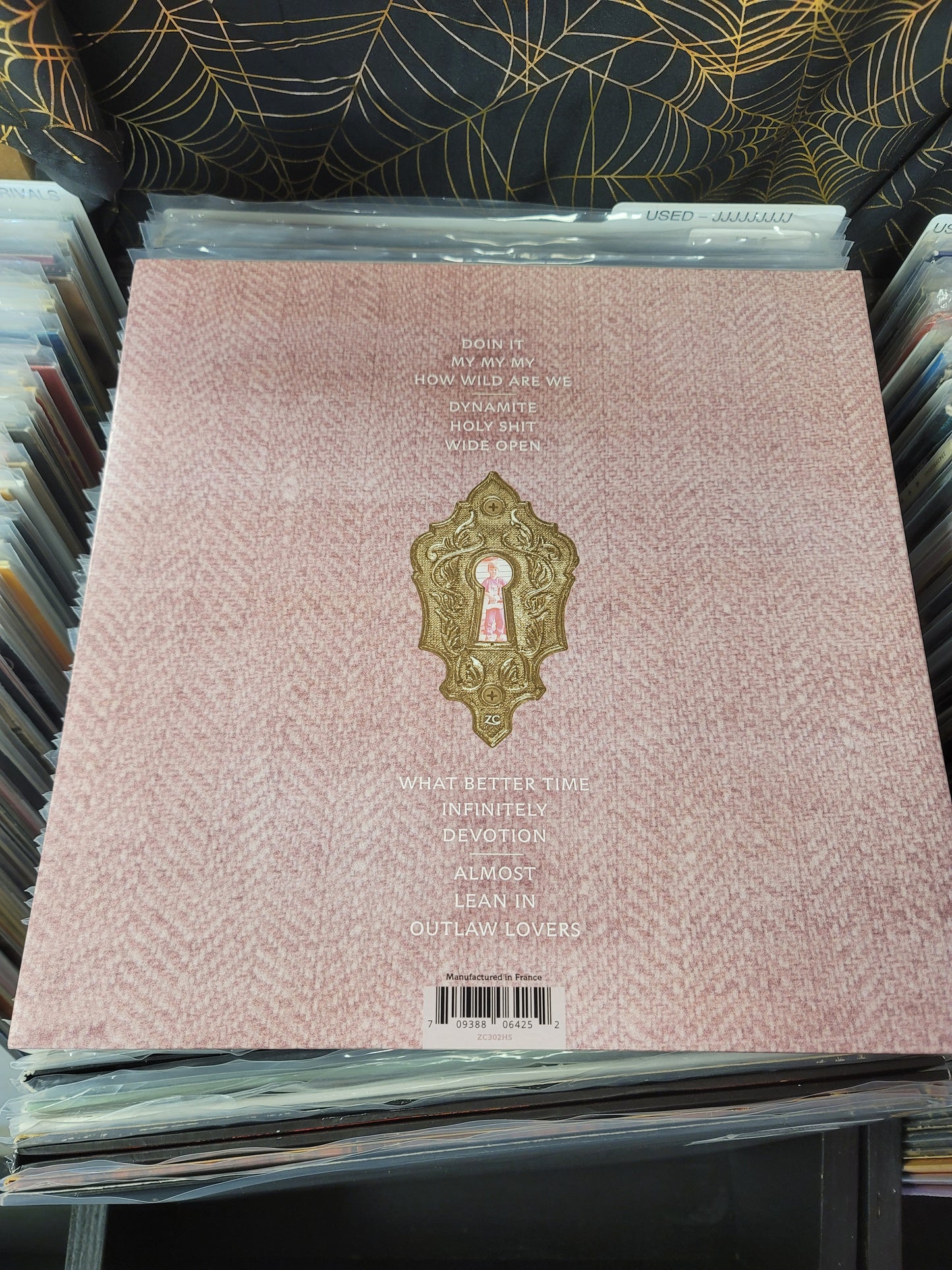 USED: Zac Clark - Holy Shit LP record (pink vinyl)