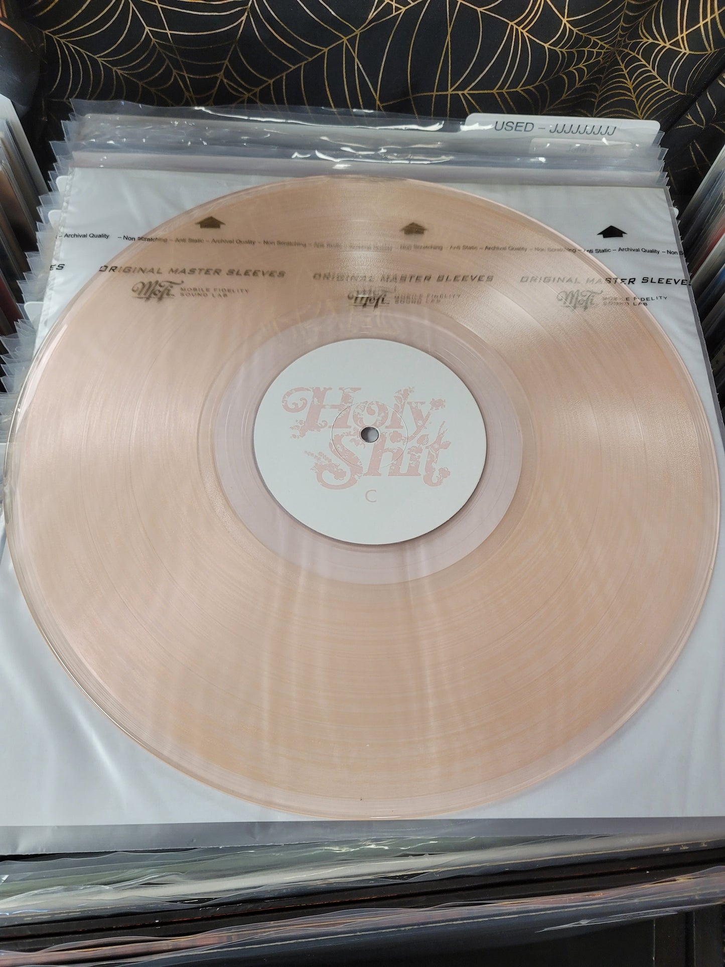 USED: Zac Clark - Holy Shit LP record (pink vinyl)