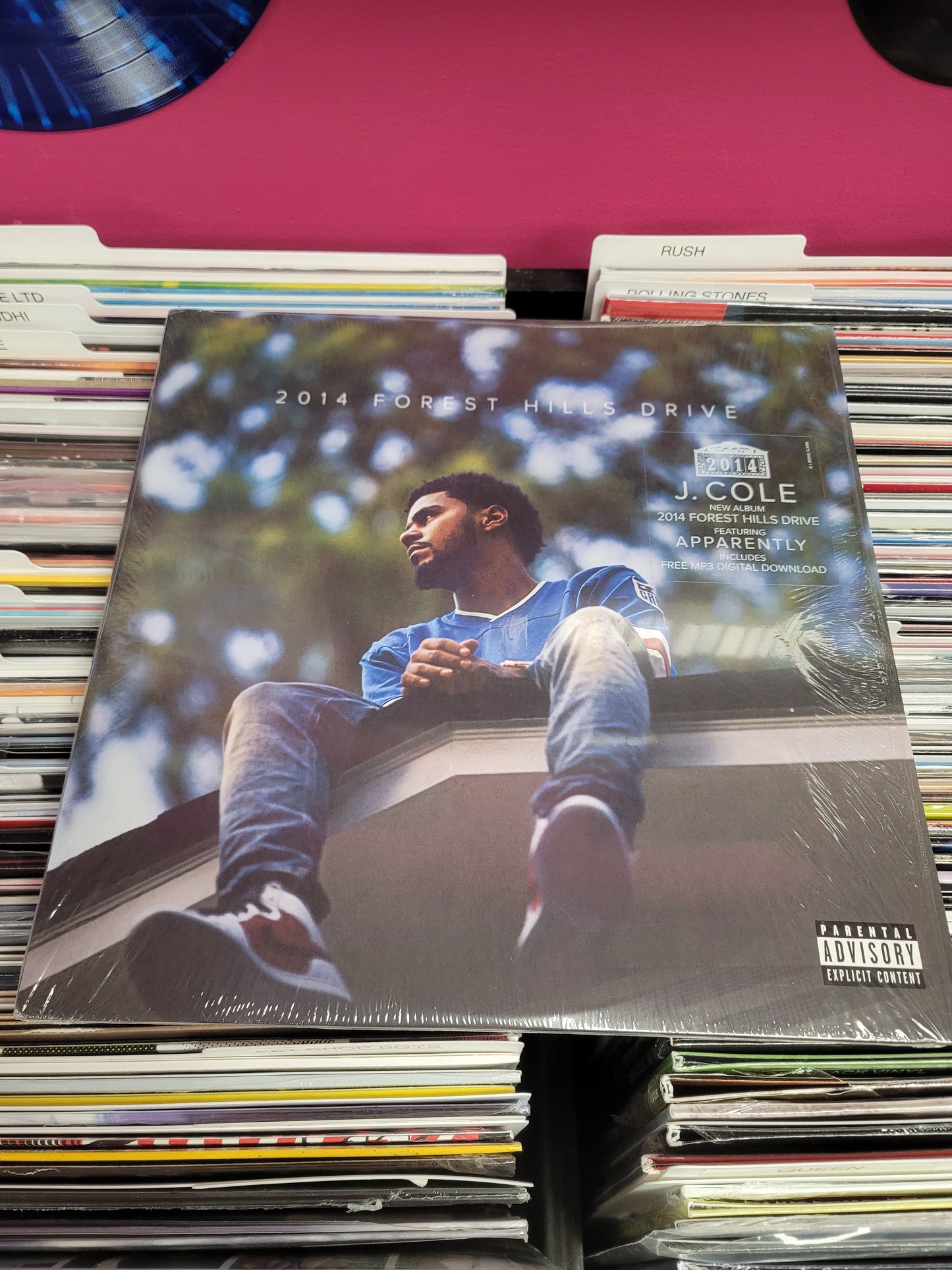 USED: J. Cole - 2014 Forest Hills Drive LP vinyl record