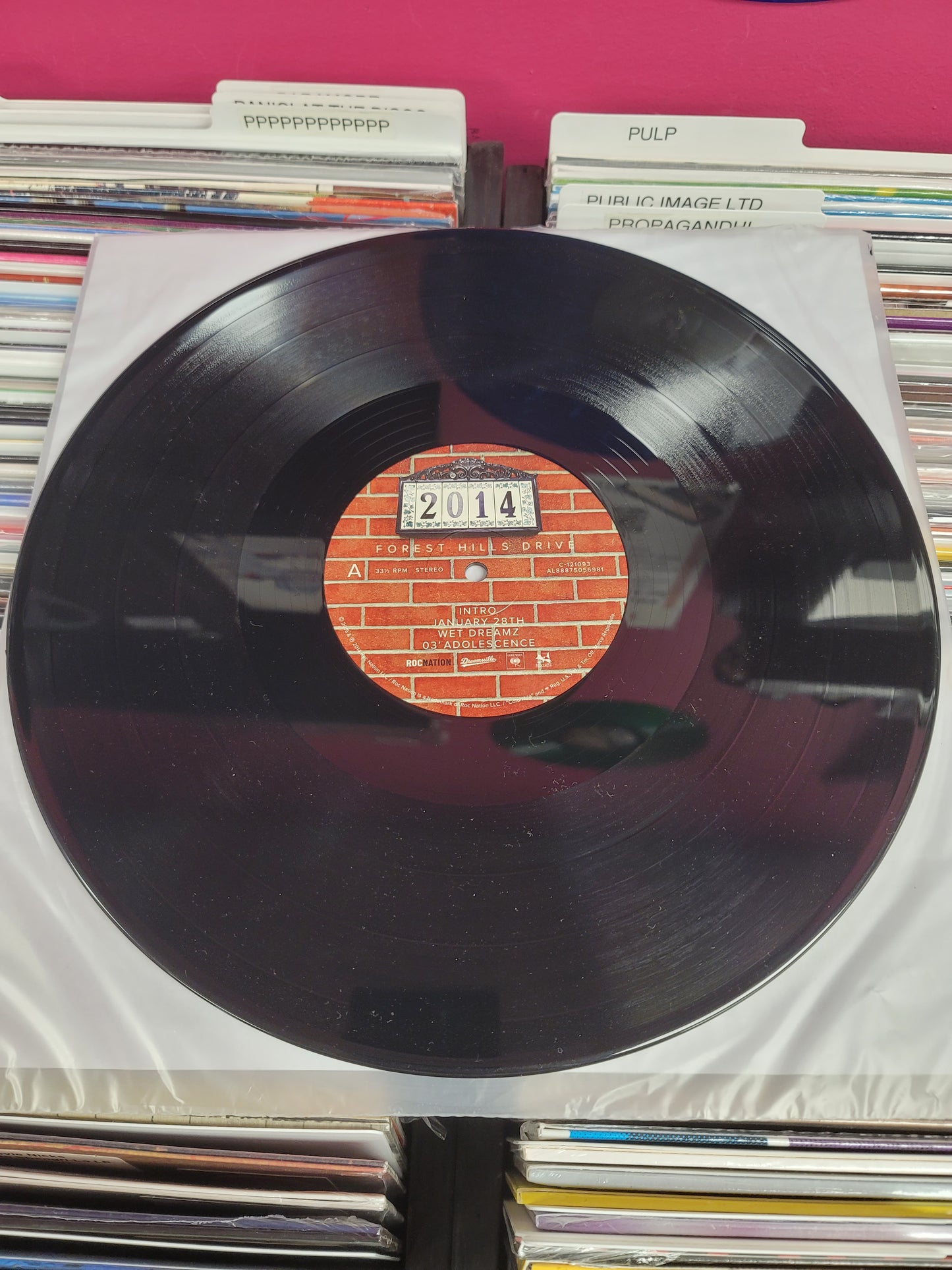 USED: J. Cole - 2014 Forest Hills Drive LP vinyl record