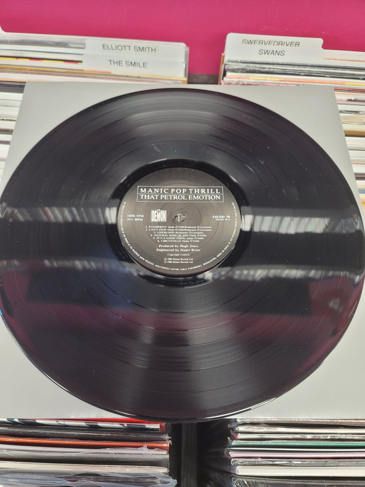 USED: That Petrol Emotion - Manic Pop Thrill LP vinyl record