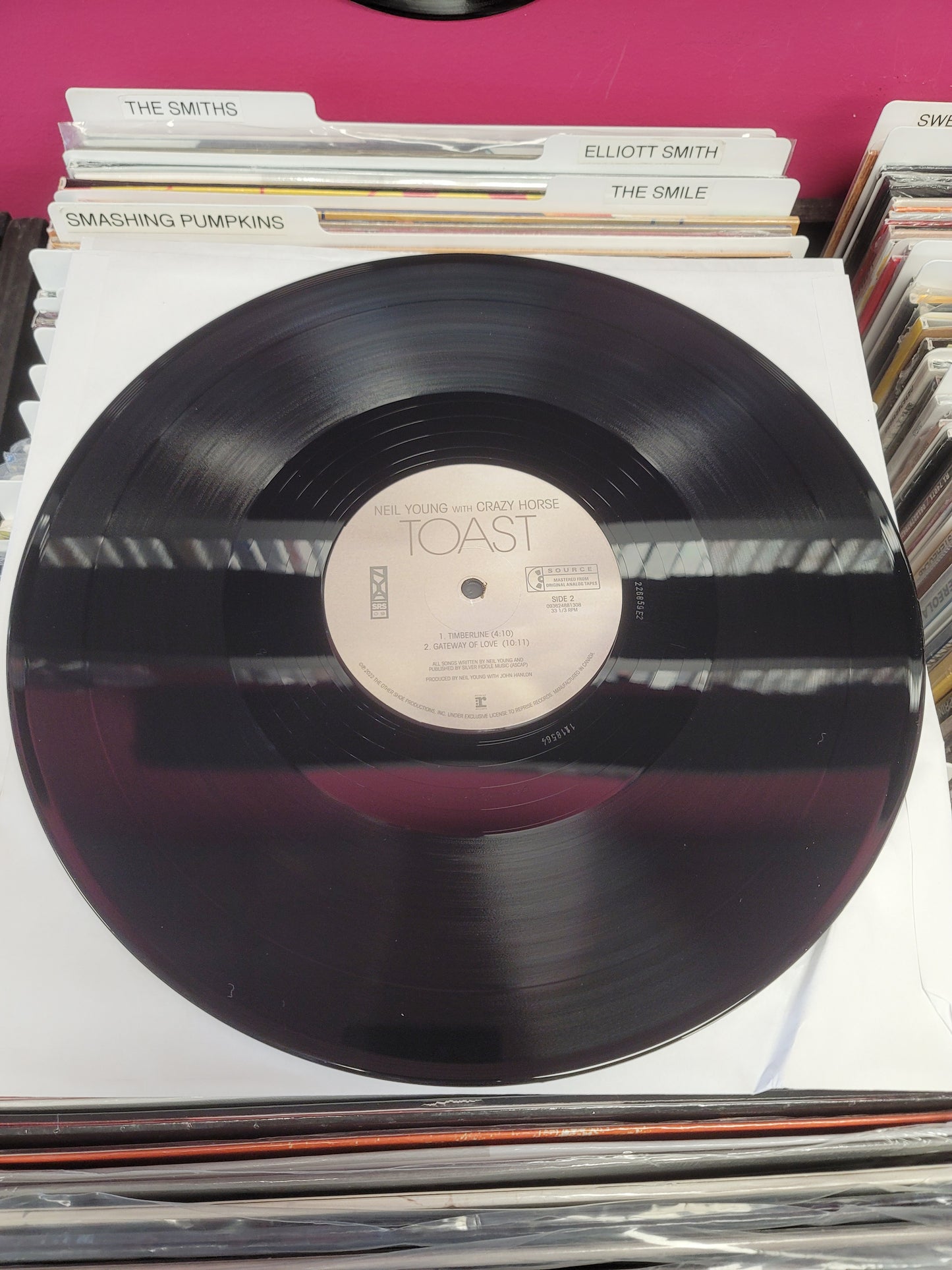 USED: Neil Young & Crazy Horse - Toast LP vinyl record