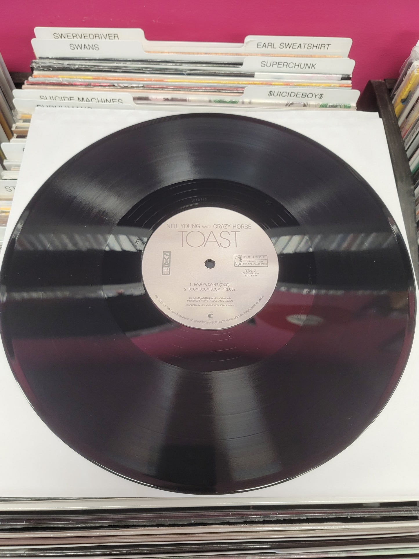 USED: Neil Young & Crazy Horse - Toast LP vinyl record