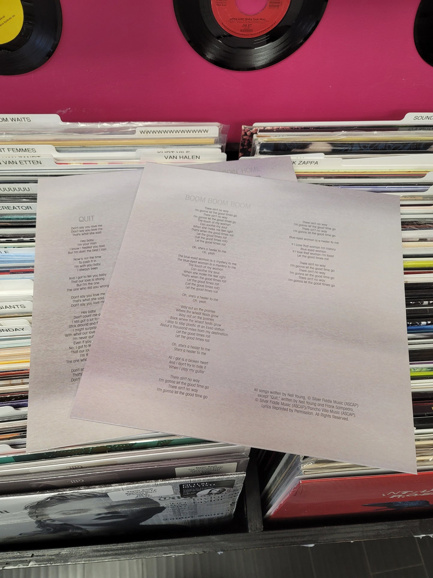 USED: Neil Young & Crazy Horse - Toast LP vinyl record