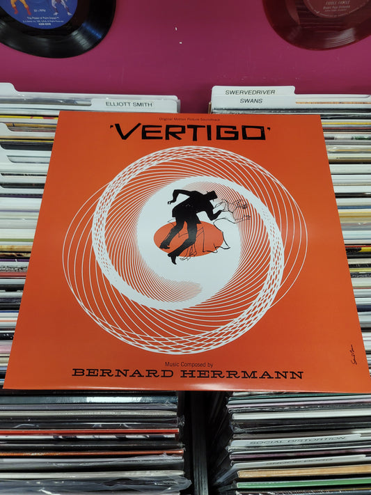 USED: Bernard Herrmann - Vertigo soundtrack LP record (Vinyl Me Please pressing)