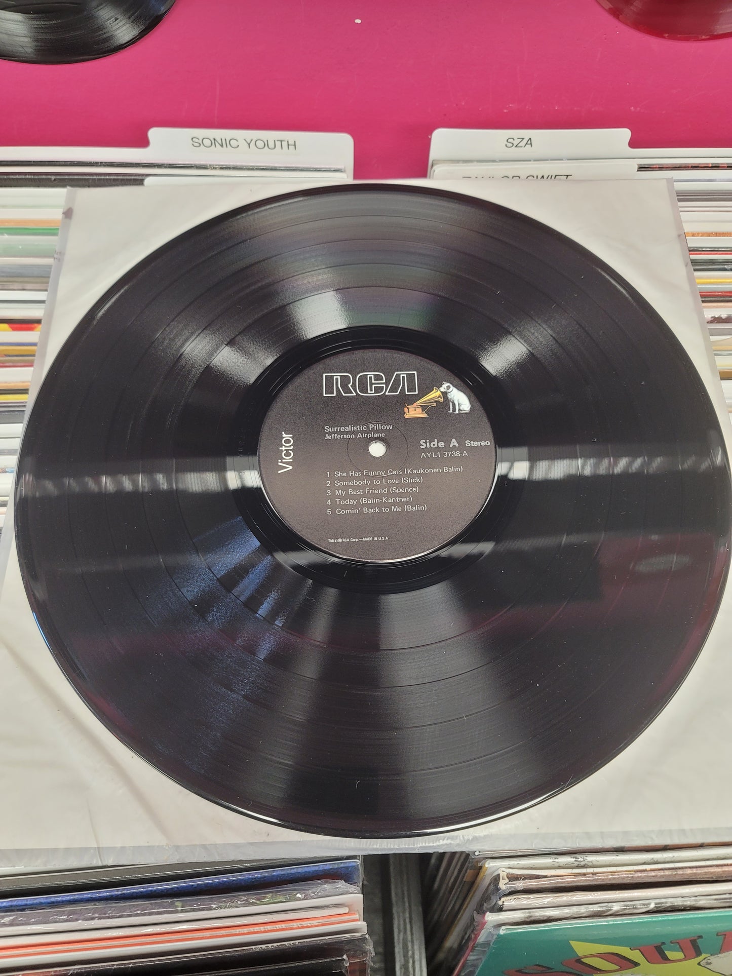 USED: Jefferson Airplane - Surrealistic Pillow LP vinyl record