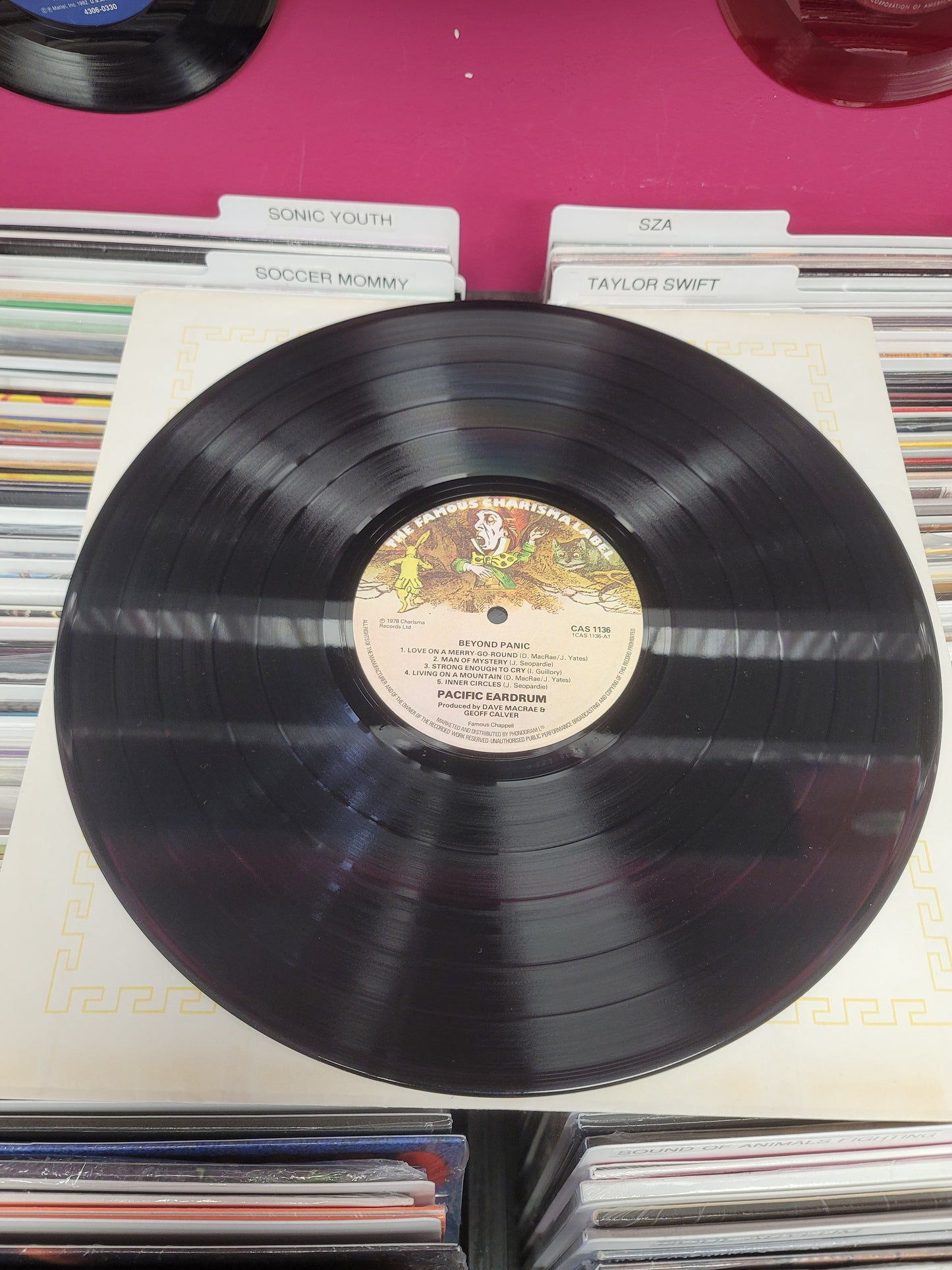 USED: Pacific Eardrum - Beyond Panic LP vinyl record