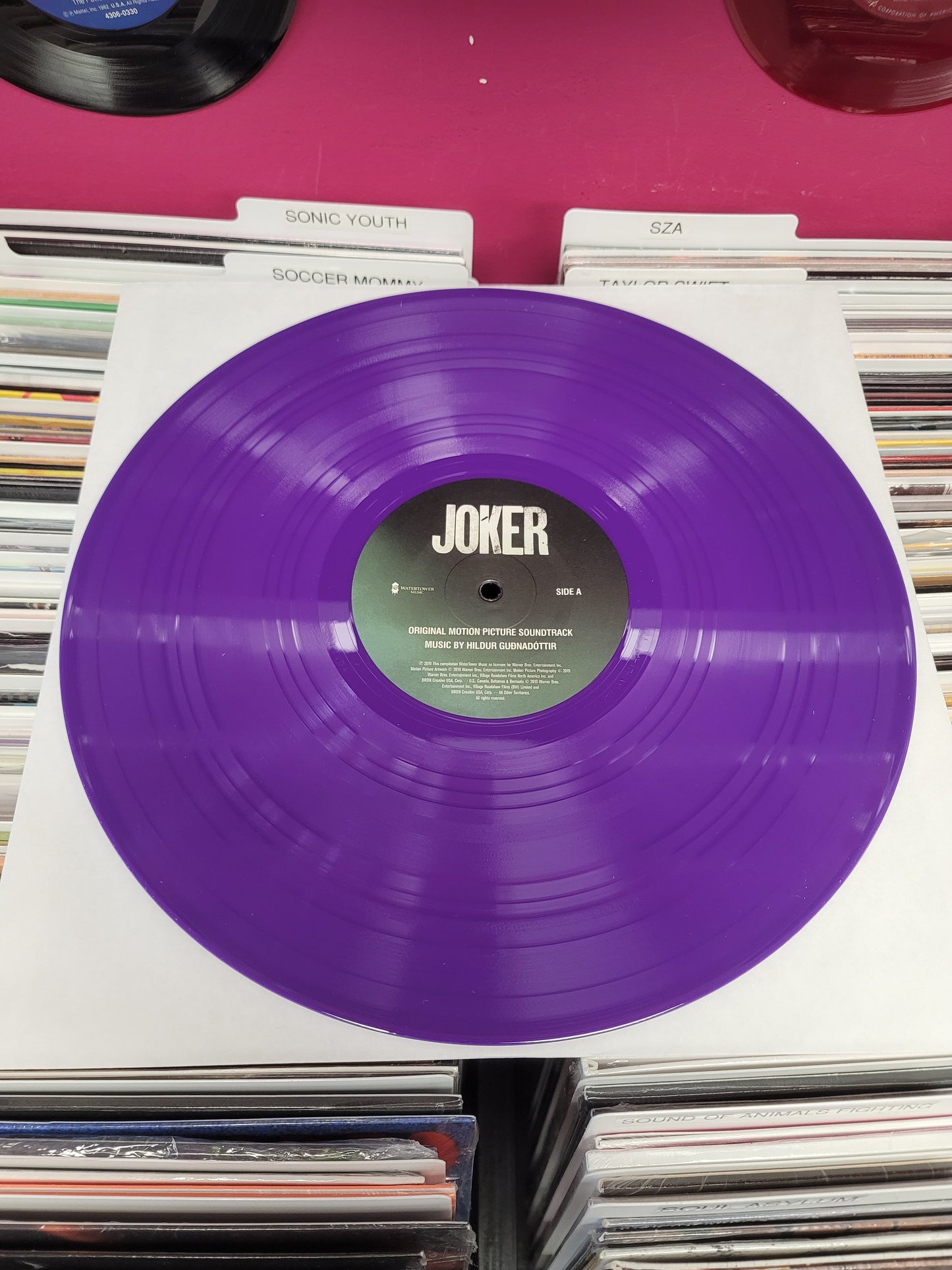 USED: Joker soundtrack (music by Hildur Guðnadóttir) LP record (purple vinyl)