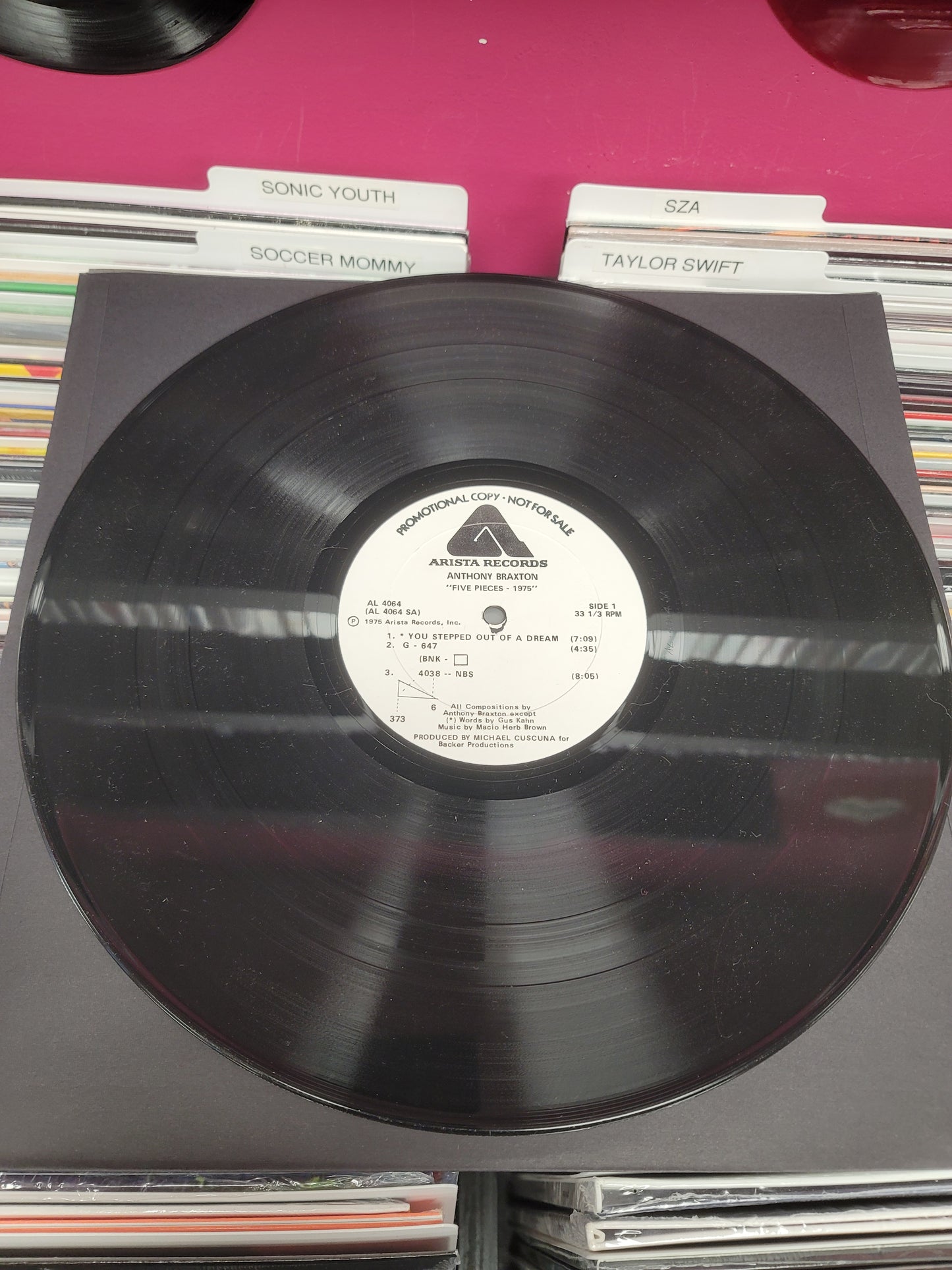 USED: Anthony Braxton - Five Pieces 1975 LP vinyl record