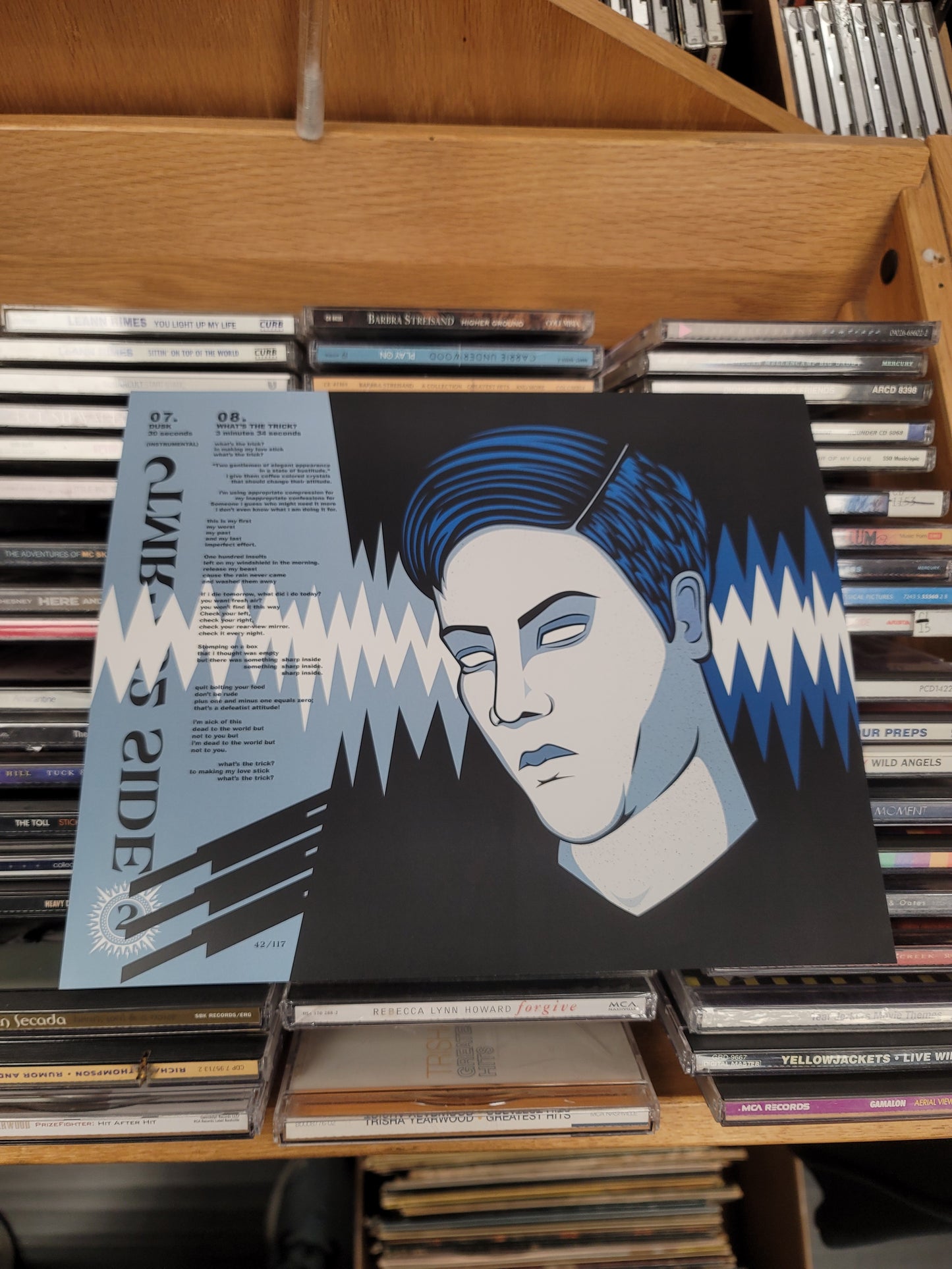 USED: Jack White - Fear of the Dawn LP record (clear/white vinyl)