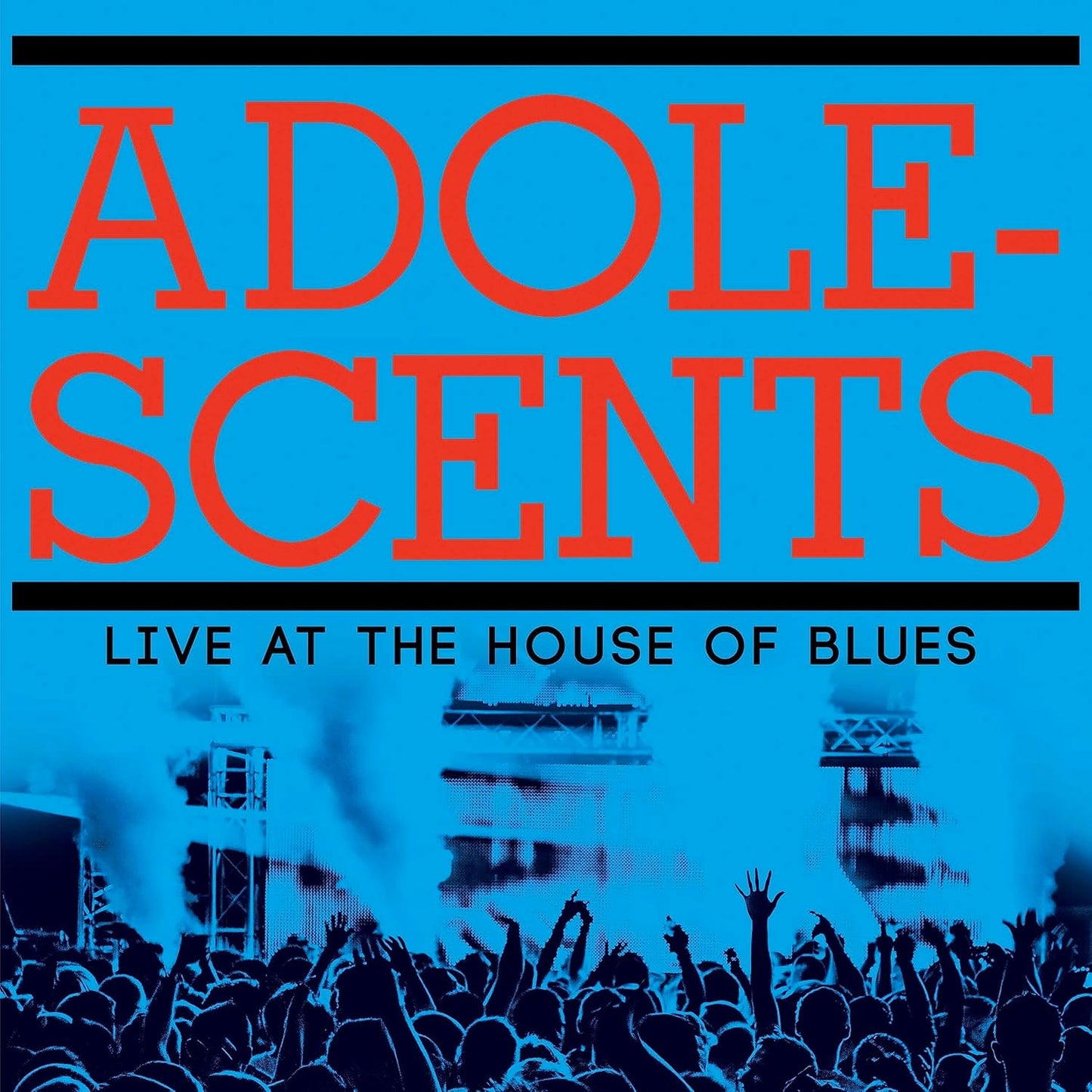 Adolescents - Live at House of Blues LP red/blue vinyl record