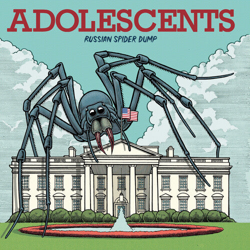 Adolescents - Russian Spider Dump LP red vinyl record