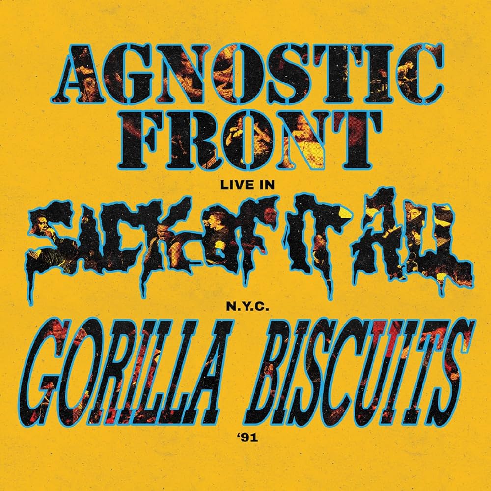 Agnostic Front/Sick of It All/Gorilla Biscuits - Live in NYC '91 LP vinyl record