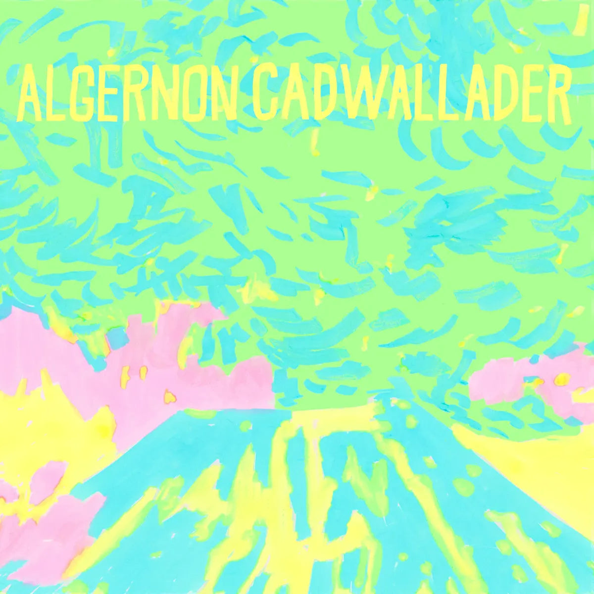 Algernon Cadwallader - Trying Not To Have A Thought LP record (white vinyl)