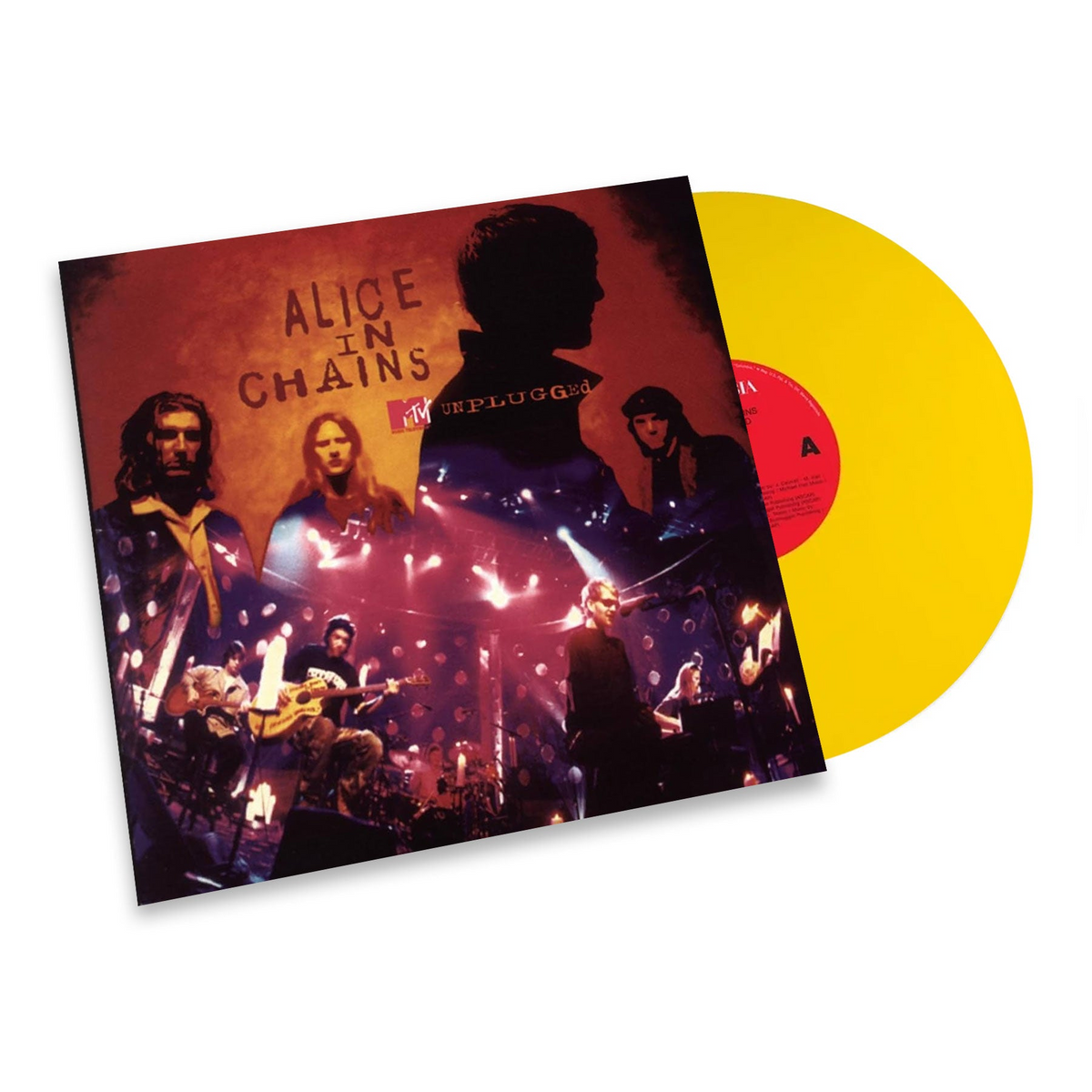 Alice In Chains - Unplugged LP record (yellow vinyl)