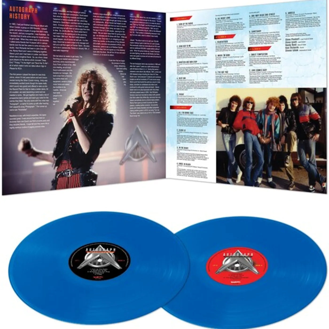Autograph - Turn Up The Radio: The Anthology LP record (blue vinyl)