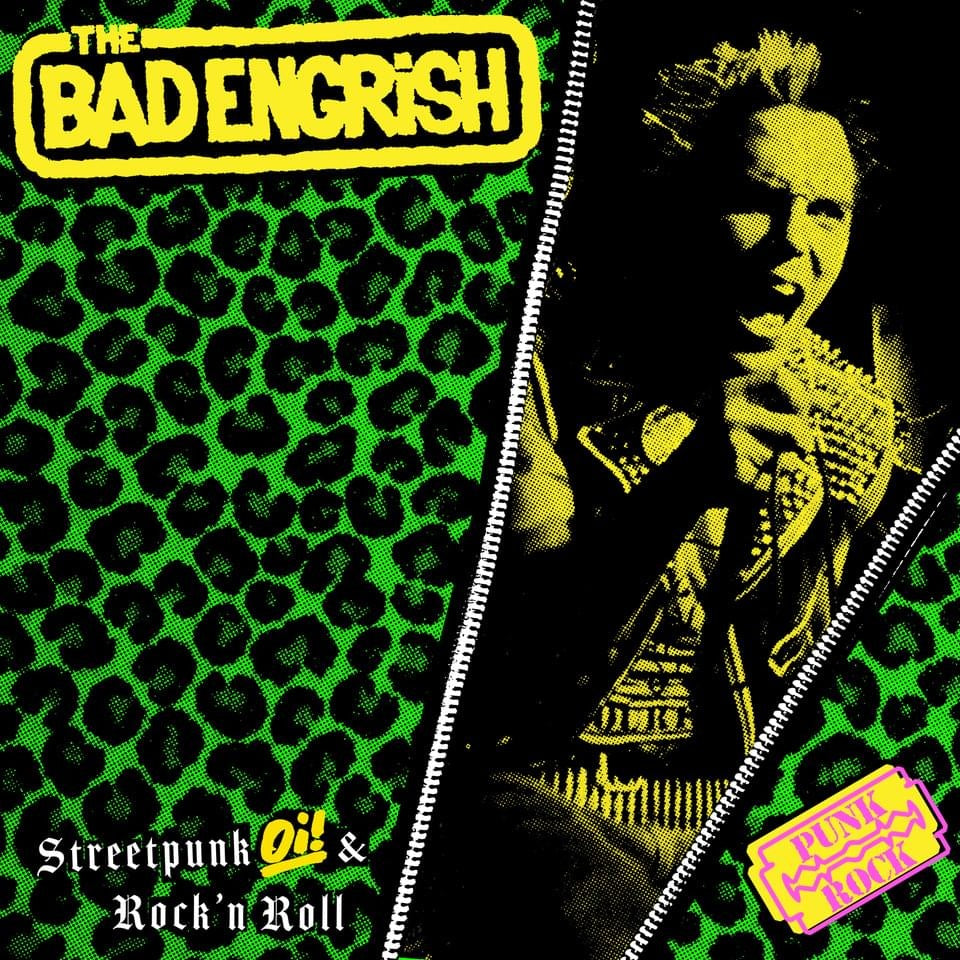USED: The Bad Engrish - Streetpunk Oi! and Rock'n'Roll LP record (violet vinyl)