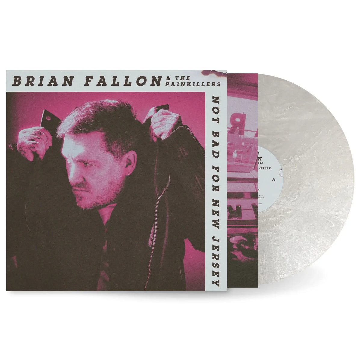 PREORDER (09/11/26): Brian Fallon & The Painkillers - Not Bad For New Jersey LP record (pearl white vinyl)