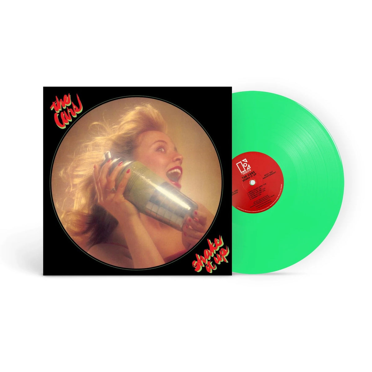 USED: The Cars - Shake It Up LP record (green vinyl)